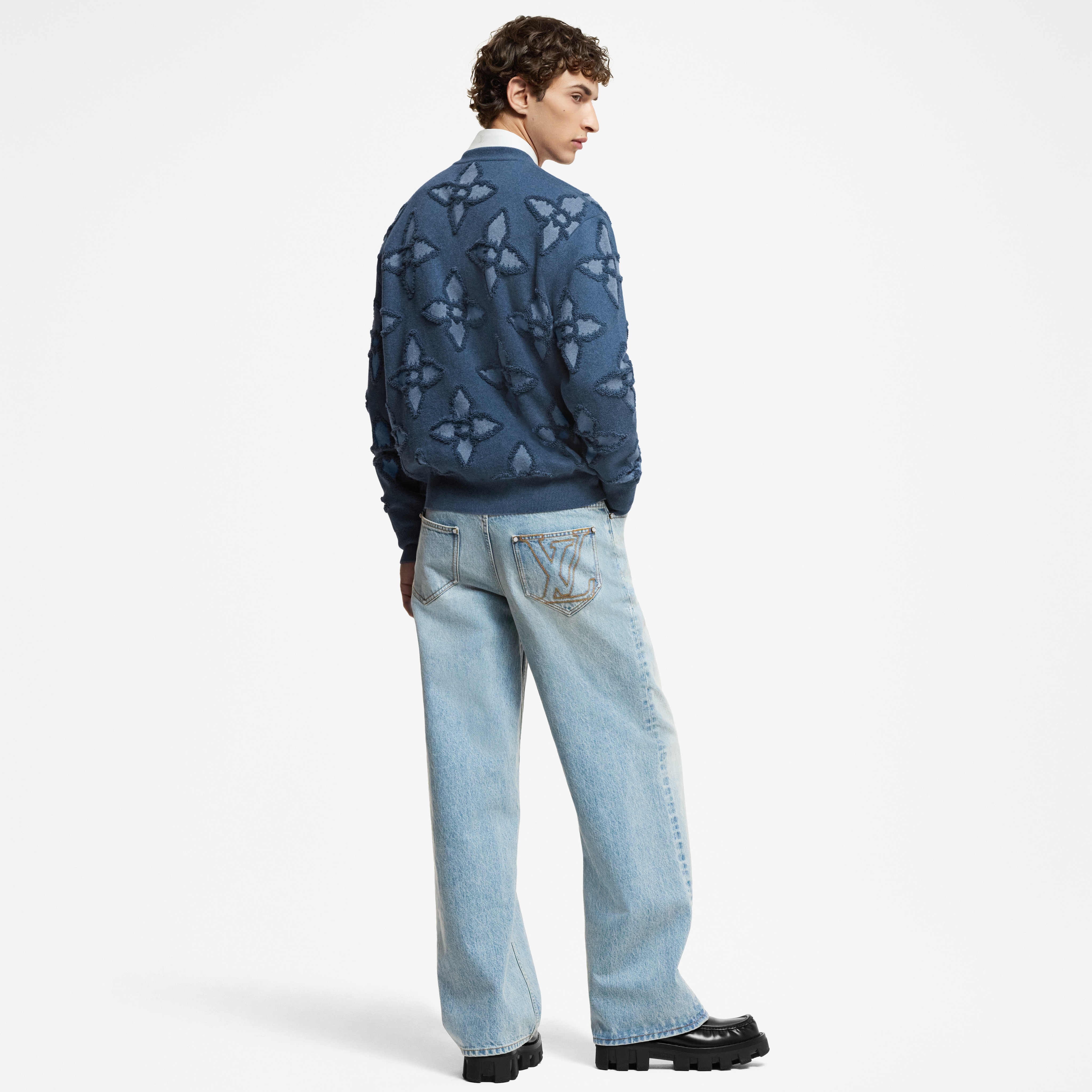  Ready to Wear Todo el Ready-To-Wear Suéter de algodón texturizado | Louis Vuitton ® (Ampliar producto)