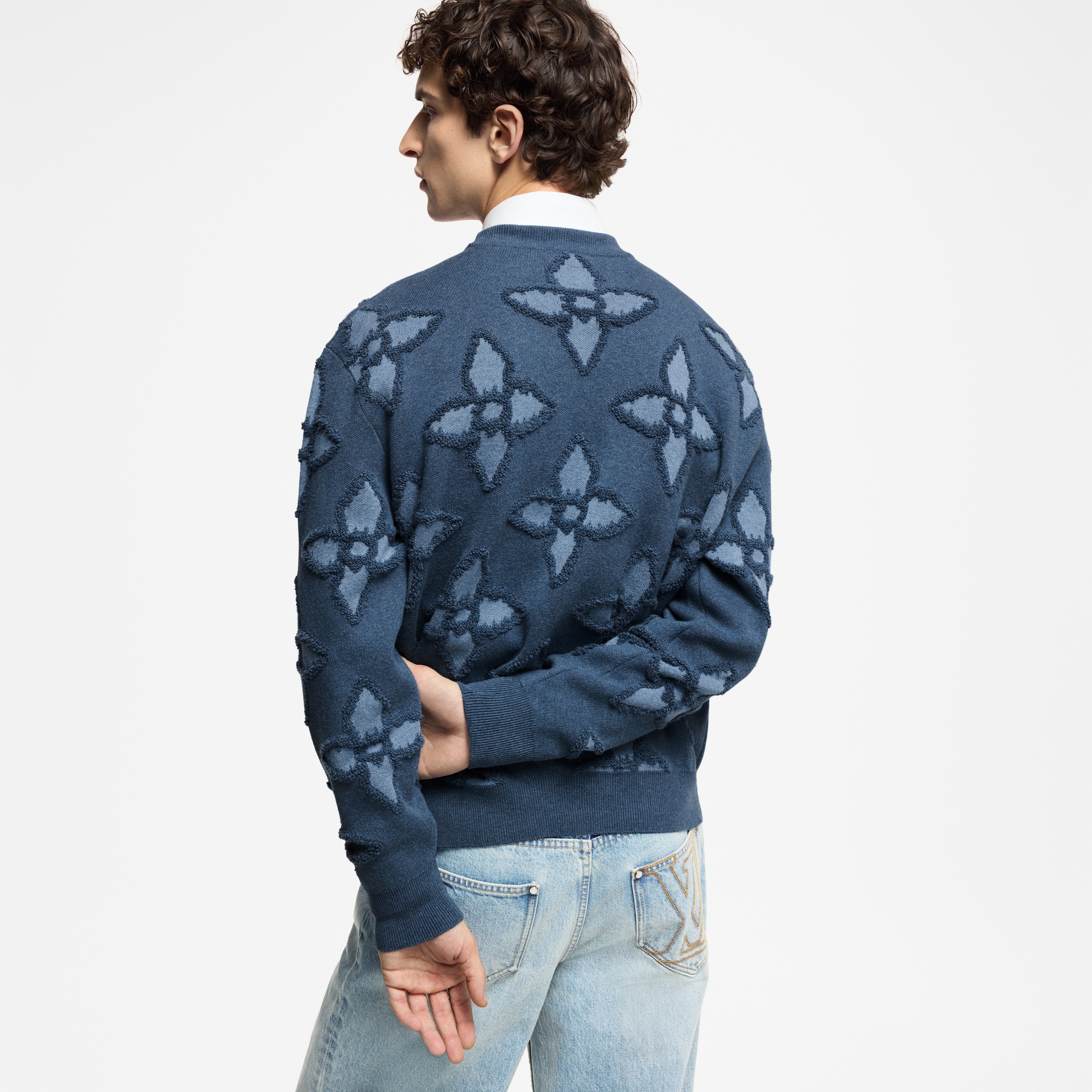  Ready to Wear Todo el Ready-To-Wear Suéter de algodón texturizado | Louis Vuitton ® (Ampliar producto)