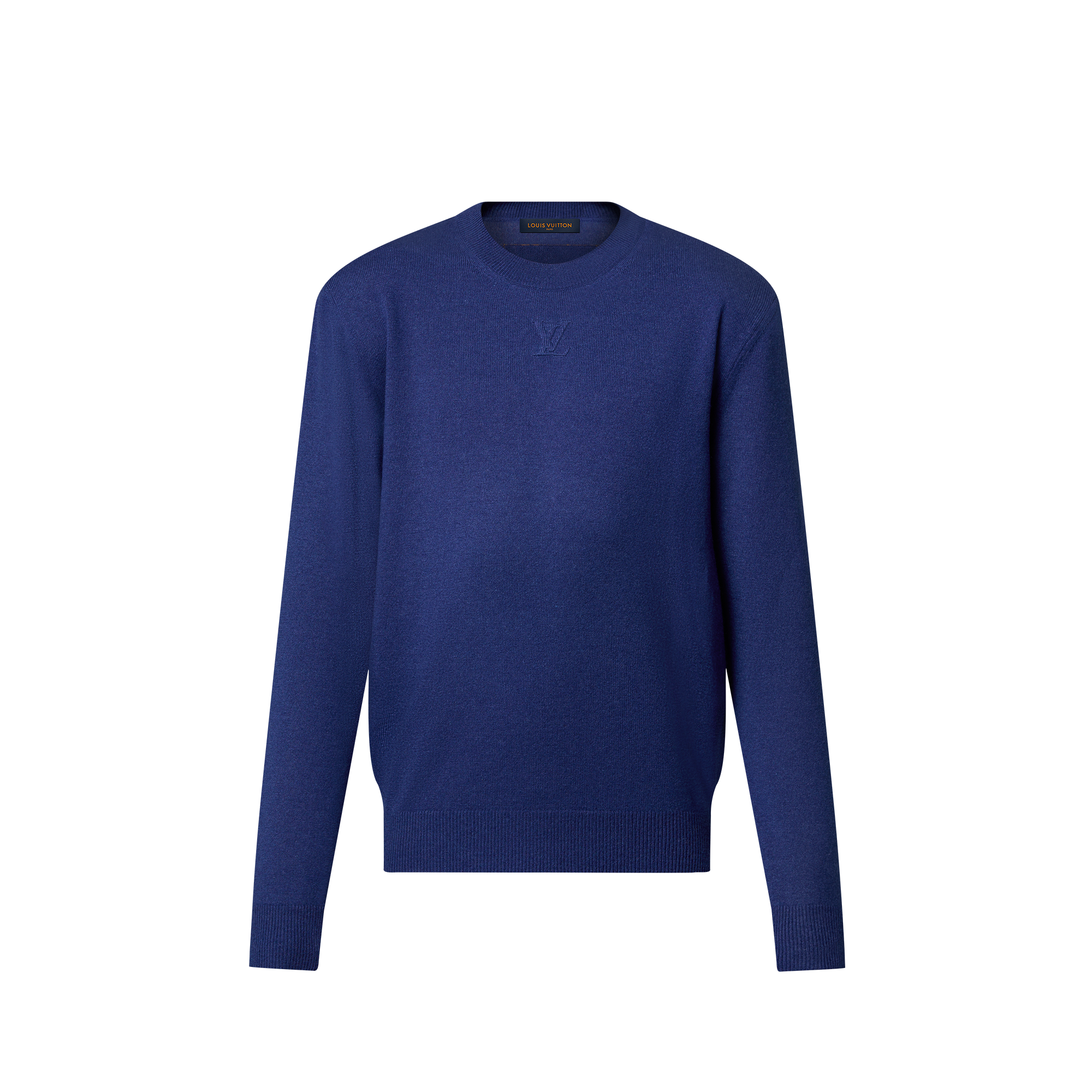  Ready to Wear Todo el Ready-To-Wear Suéter de cachemir con logotipo LV en relieve | Louis Vuitton ® (Ampliar producto)
