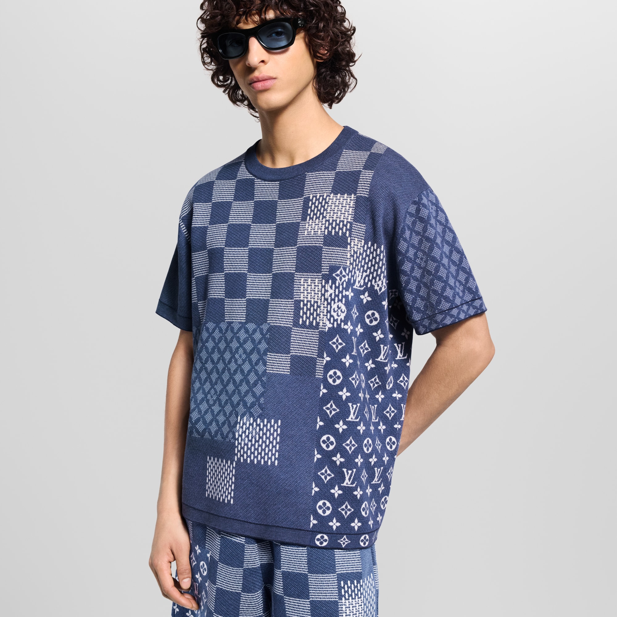  Ready to Wear Todo el Ready-To-Wear Suéter de cuello redondo de manga corta | Louis Vuitton ® (Ampliar producto)