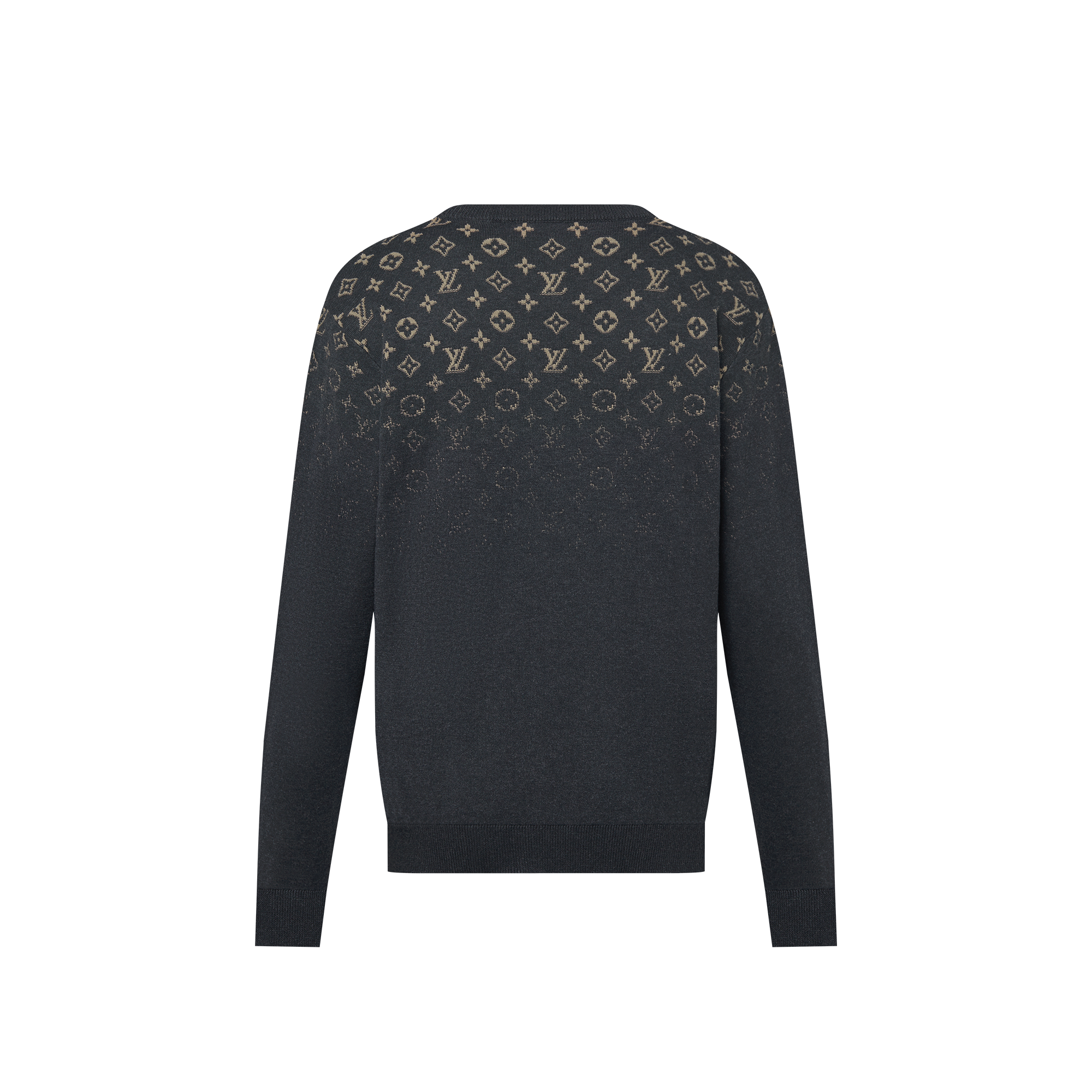  Ready to Wear Todo el Ready-To-Wear Suéter de cuello redondo en algodón con efecto degradado | Louis Vuitton ® (Ampliar producto)