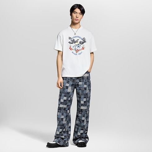 Ready to Wear Todo el Ready-To-Wear Suéter de cuello redondo y manga corta | Louis Vuitton ® (Ampliar producto)