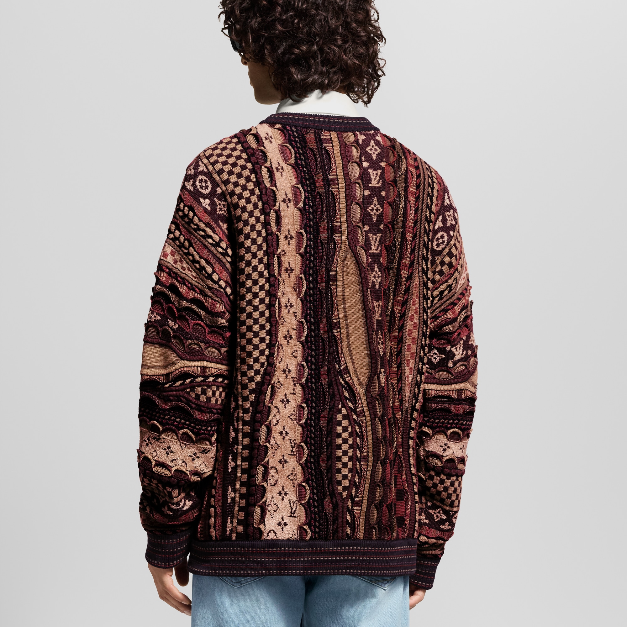  Ready to Wear Todo el Ready-To-Wear Suéter de cuello redondo y manga larga | Louis Vuitton ® (Ampliar producto)