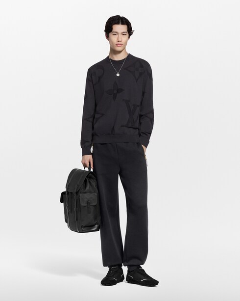Ready-to-Wear Todas as Roupas Monogram Long-Sleeved Cotton Crewneck | Louis Vuitton ®