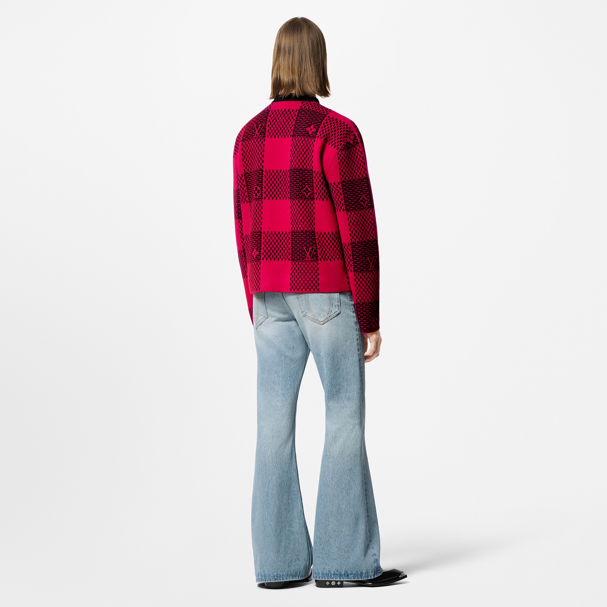  Ready to Wear Prendas tejidas y sudaderas Suéter de lana Damier | Louis Vuitton ® (Ampliar producto)
