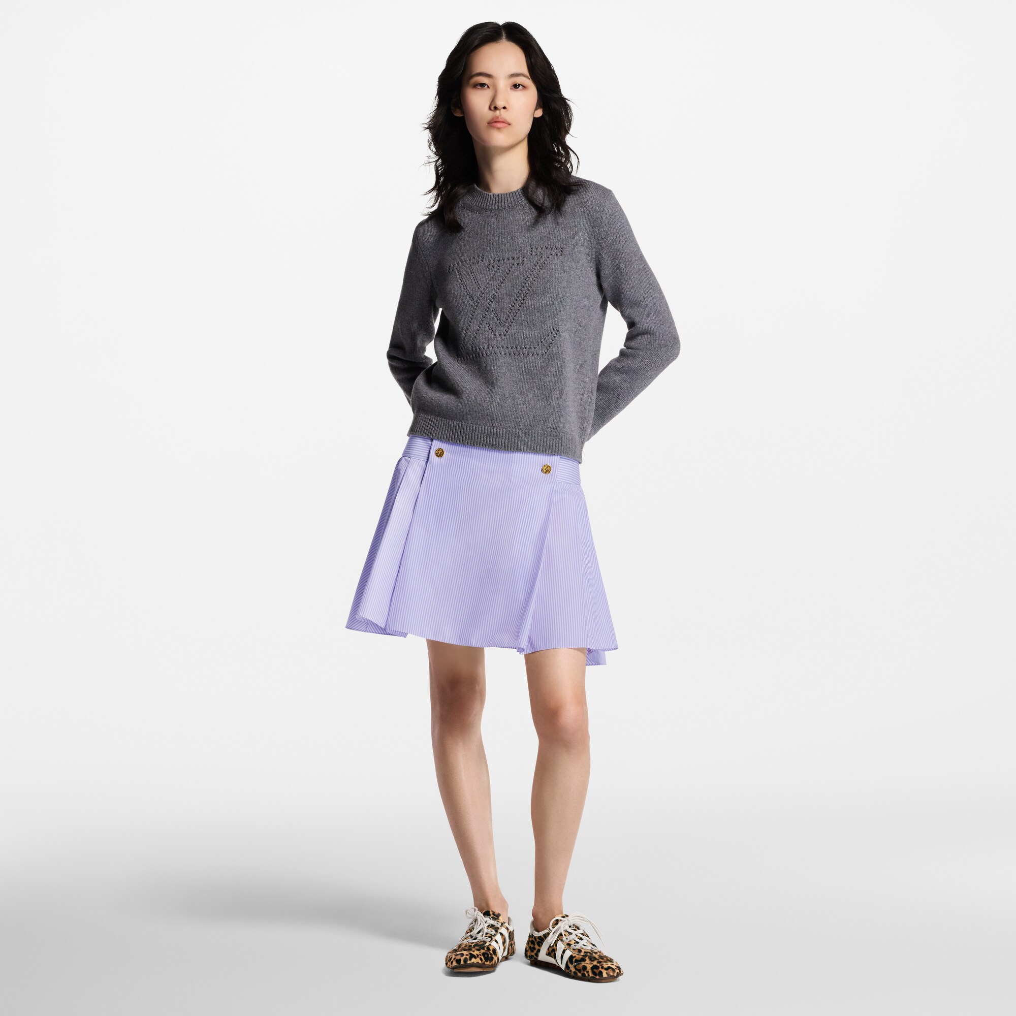  Ready to Wear Prendas tejidas Suéter distintivo bordado | Louis Vuitton ® (Ampliar producto)