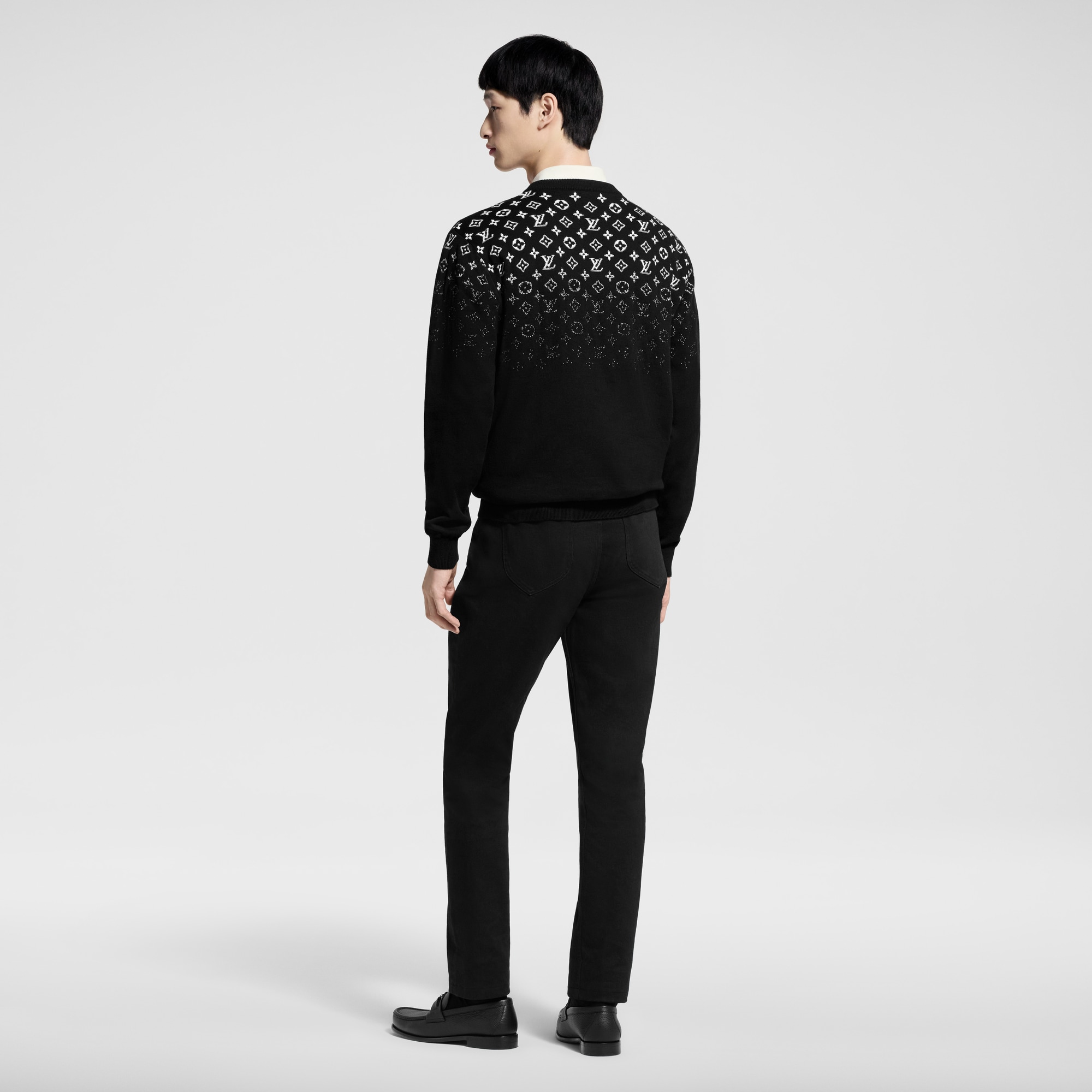  Ready to Wear Todo el Ready-To-Wear Suéter en algodón con efecto degradado | Louis Vuitton ® (Ampliar producto)