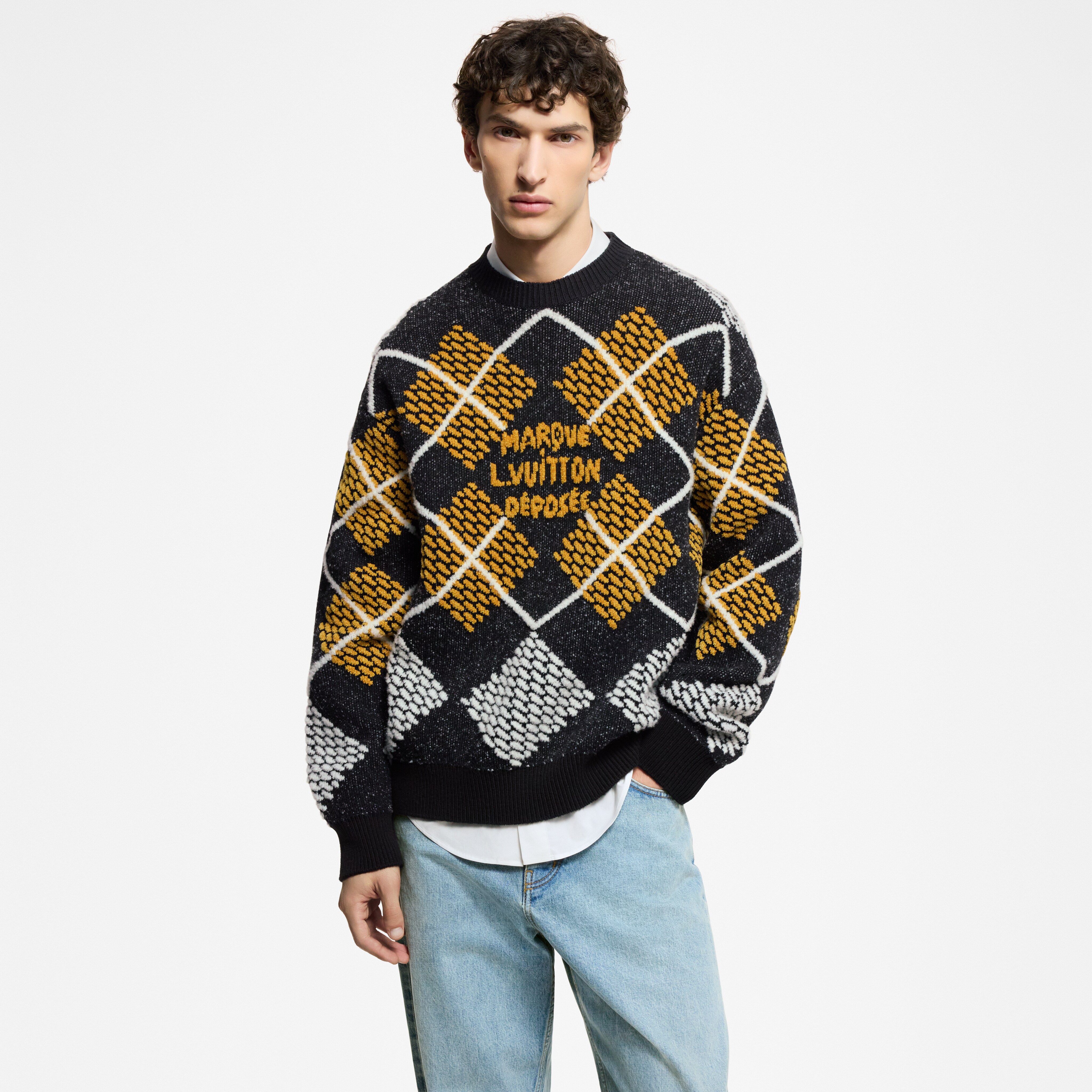  Ready to Wear Todo el Ready-To-Wear Suéter en mezcla de lana | Louis Vuitton ® (Ampliar producto)