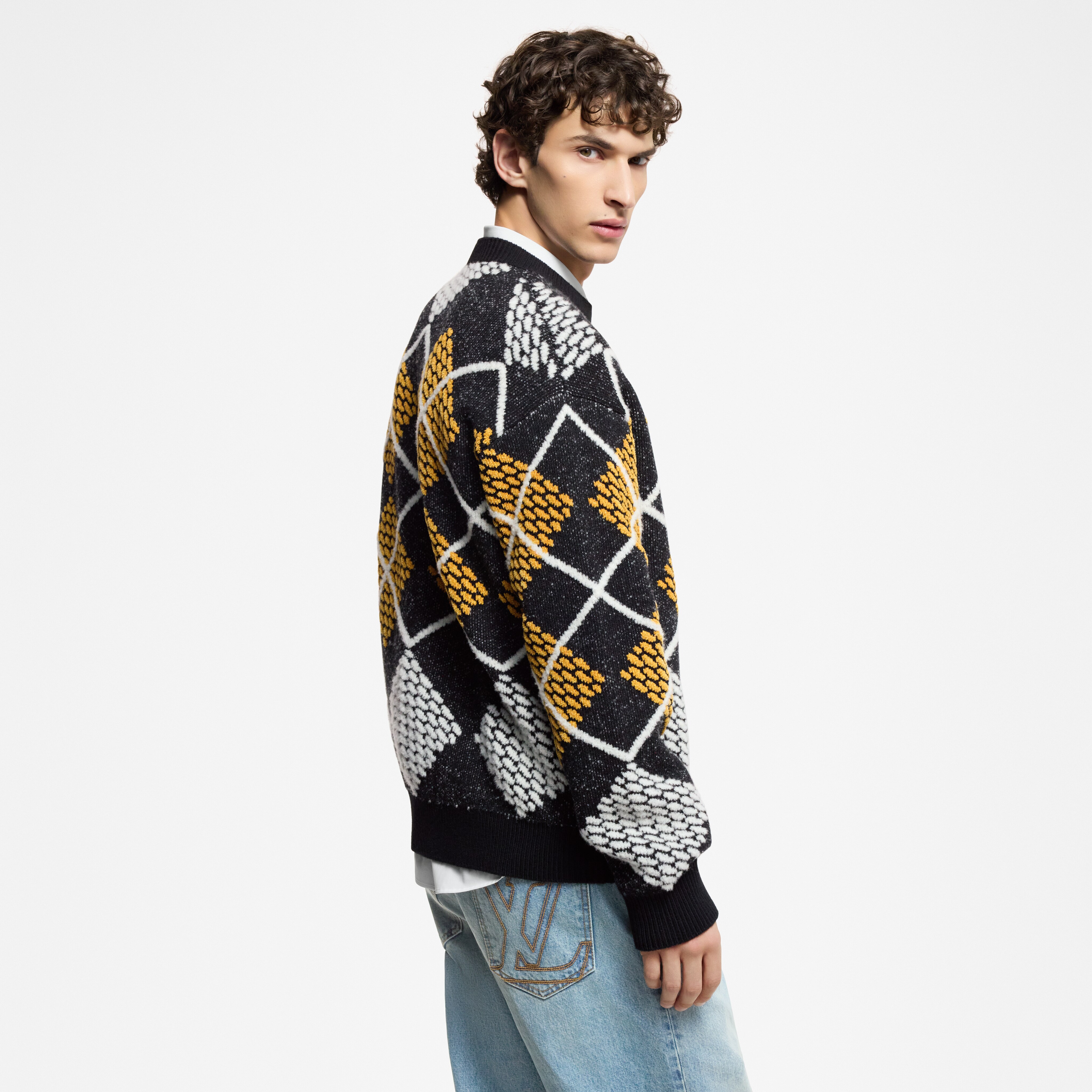  Ready to Wear Todo el Ready-To-Wear Suéter en mezcla de lana | Louis Vuitton ® (Ampliar producto)