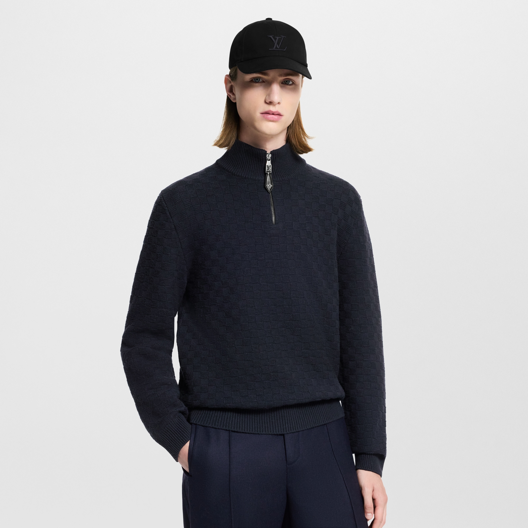  Ready to Wear Todo el Ready-To-Wear Suéter en mezcla de lana y cachemir | Louis Vuitton ® (Ampliar producto)