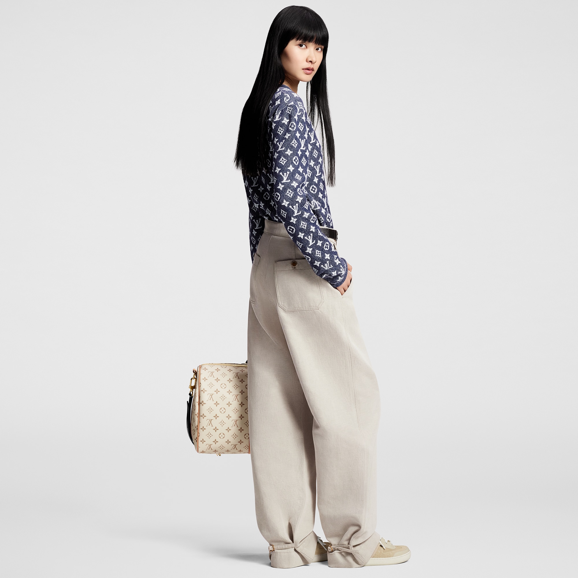  Ready to Wear Prendas tejidas Suéter Monograma en Jacquard | Louis Vuitton ® (Ampliar producto)