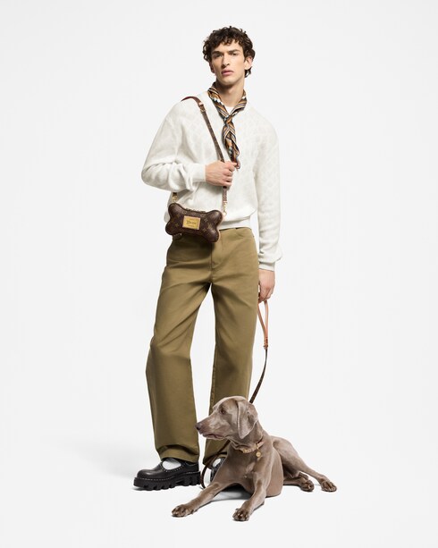 Ready to Wear Todo el Ready-To-Wear Suéter Monograma Pointelle de algodón | Louis Vuitton ®