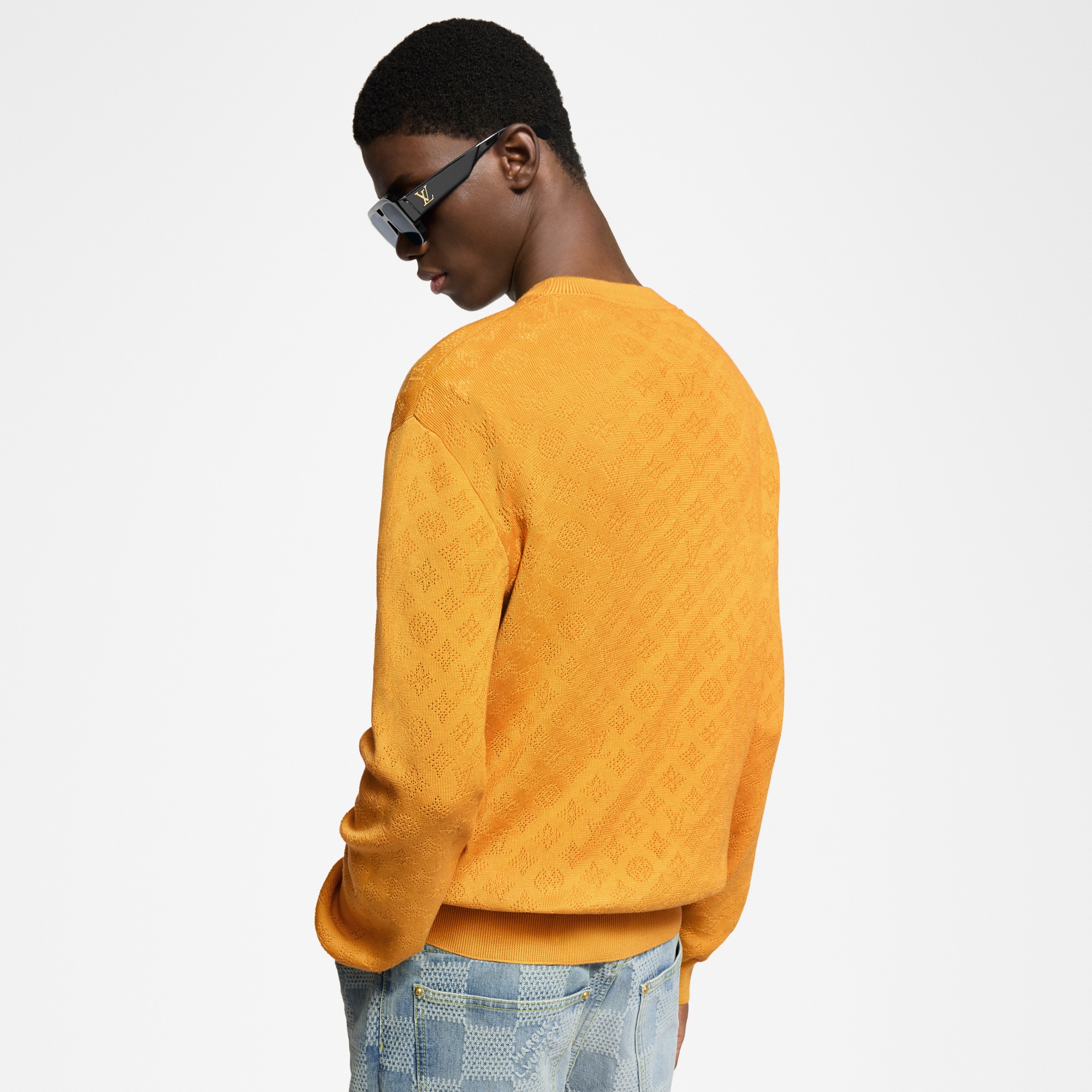  Ready to Wear Todo el Ready-To-Wear Suéter Monograma Pointelle en algodón | Louis Vuitton ® (Ampliar producto)
