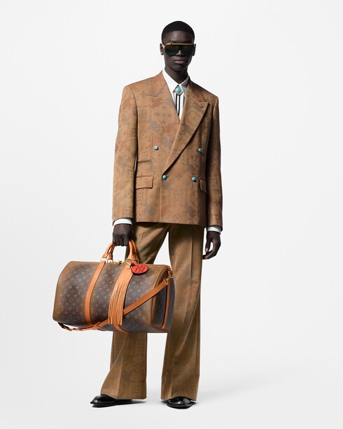 Ready-to-Wear Calças Calça Flare de Alfaitaria em Jacquard de Lã | Louis Vuitton ®