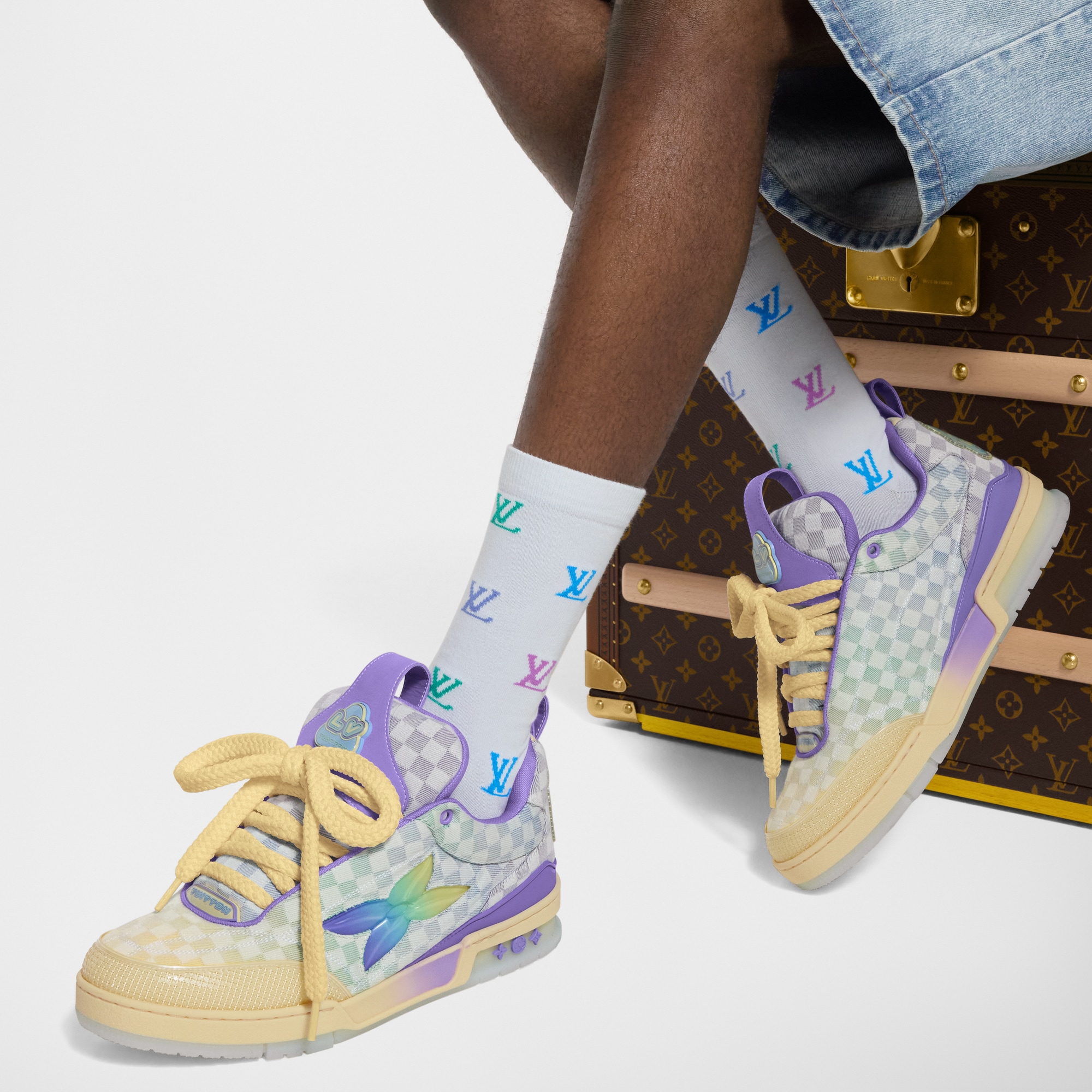 Zapatos Tenis Tenis LV Skate | Louis Vuitton ® (Ampliar producto)
