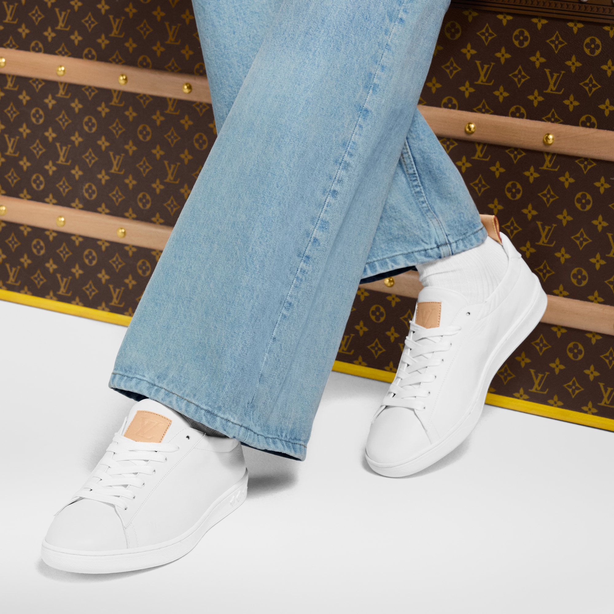  Zapatos Tenis Tenis LV Soft | Louis Vuitton ® (Ampliar producto)