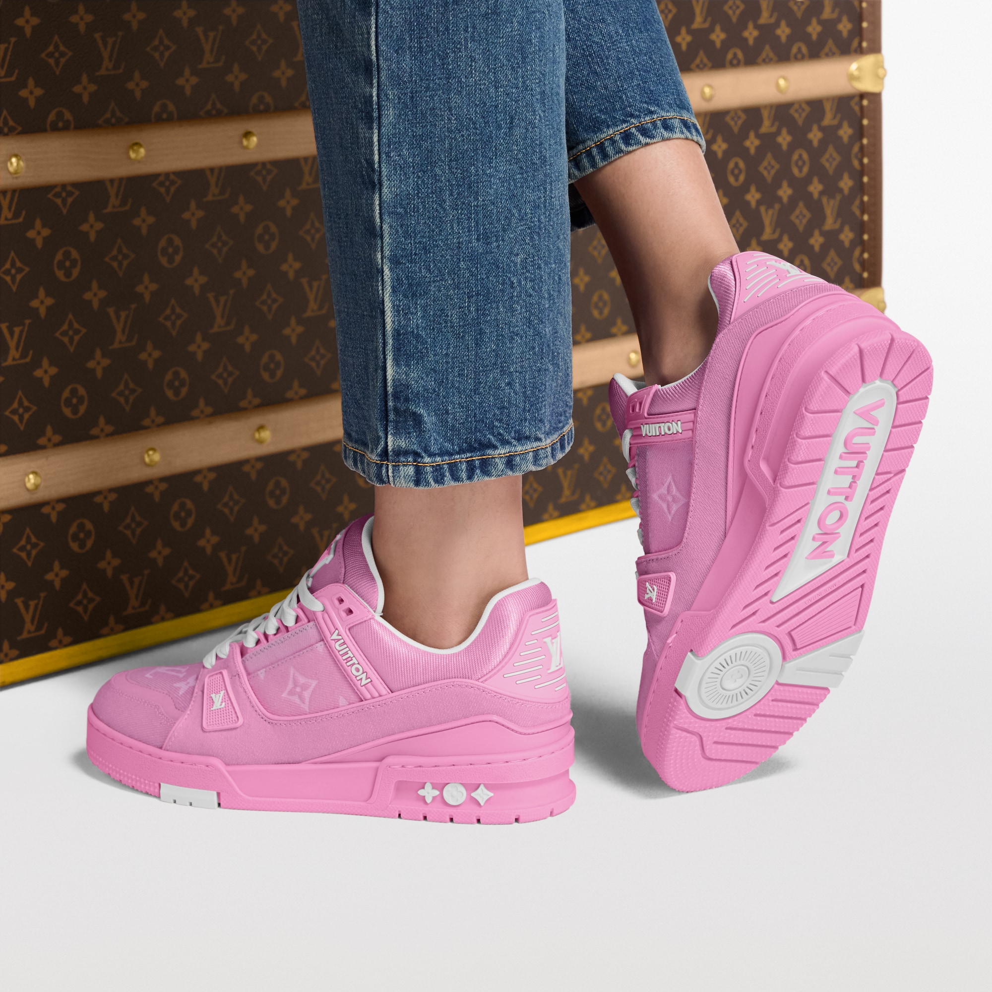  Zapatos Tenis Tenis LV Trainer | Louis Vuitton ® (Ampliar producto)