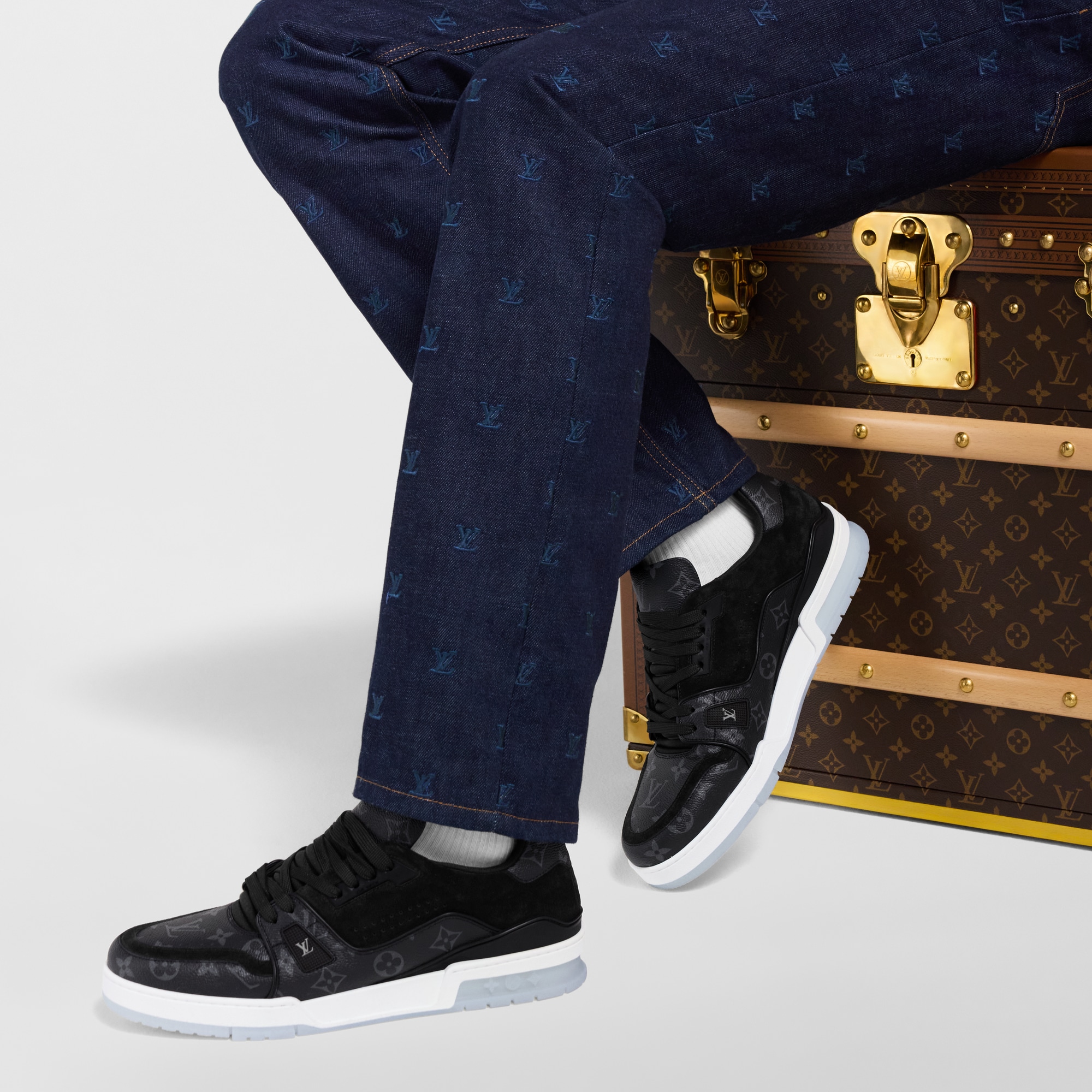  Zapatos Tenis Tenis LV Trainer | Louis Vuitton ® (Ampliar producto)