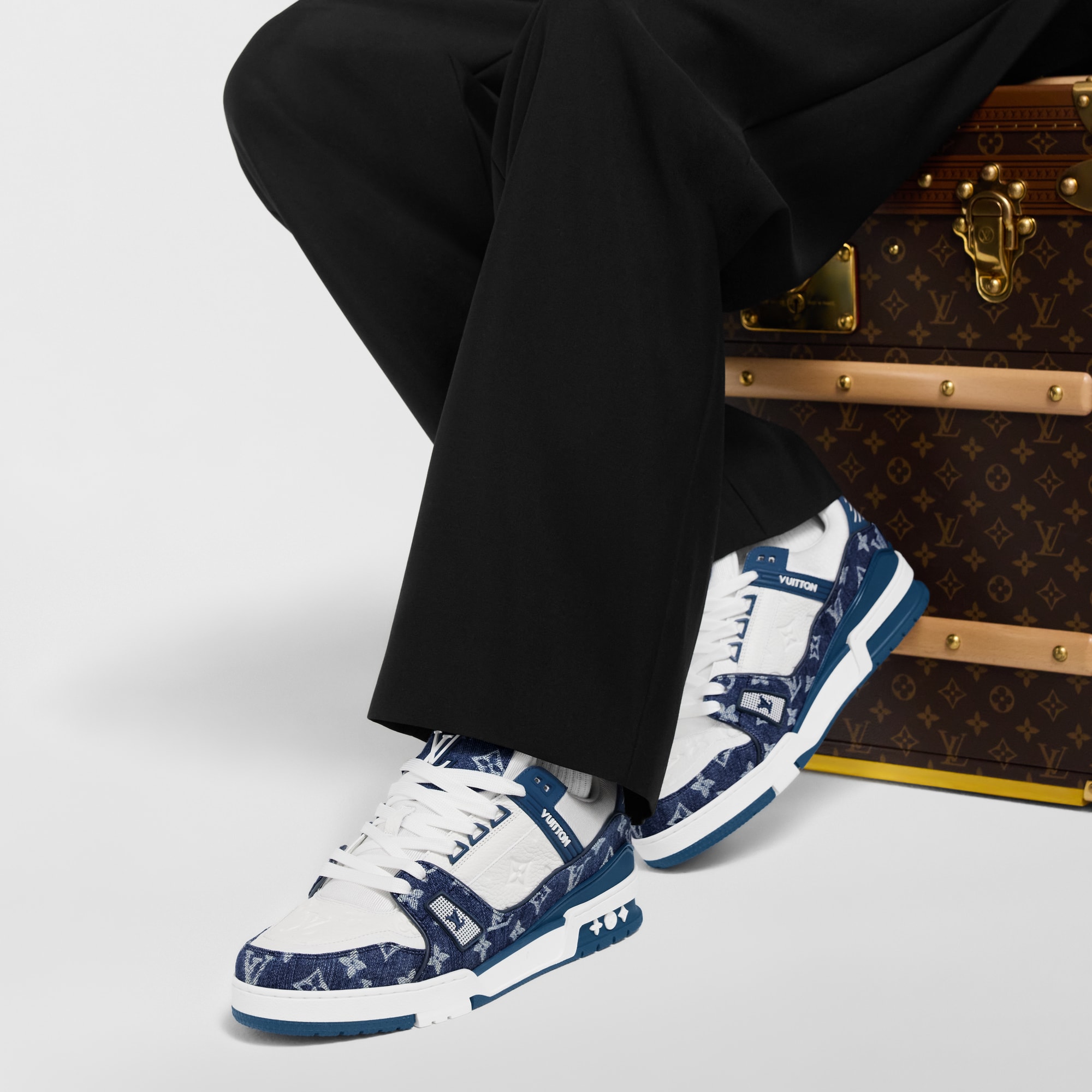  Zapatos Tenis Tenis LV Trainer | Louis Vuitton ® (Ampliar producto)