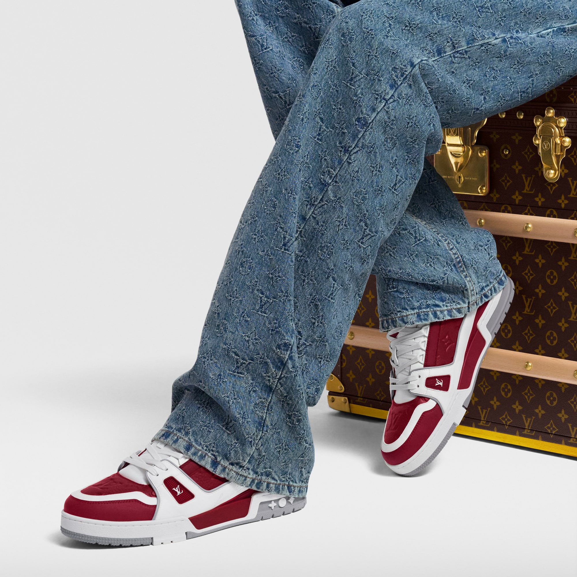  Zapatos Tenis Tenis LV Trainer | Louis Vuitton ® (Ampliar producto)