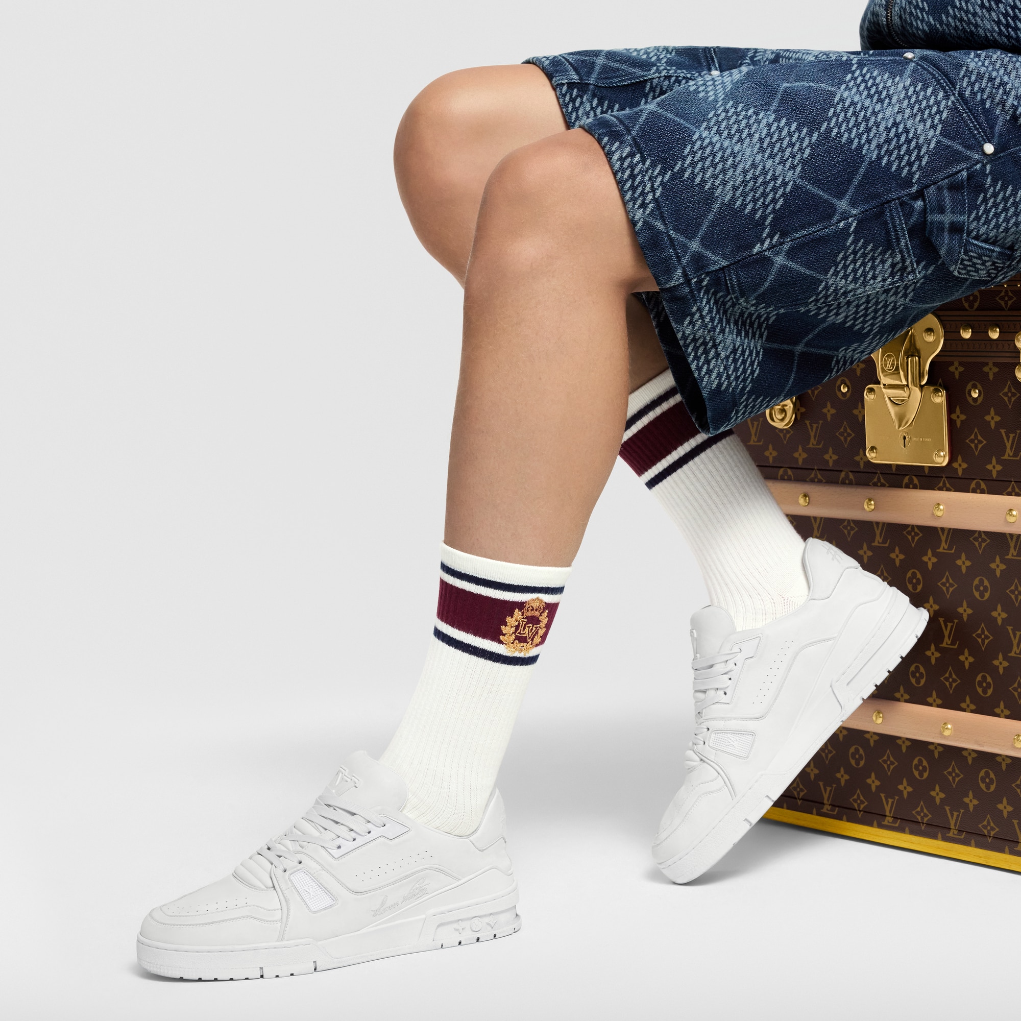  Zapatos Tenis Tenis LV Trainer | Louis Vuitton ® (Ampliar producto)