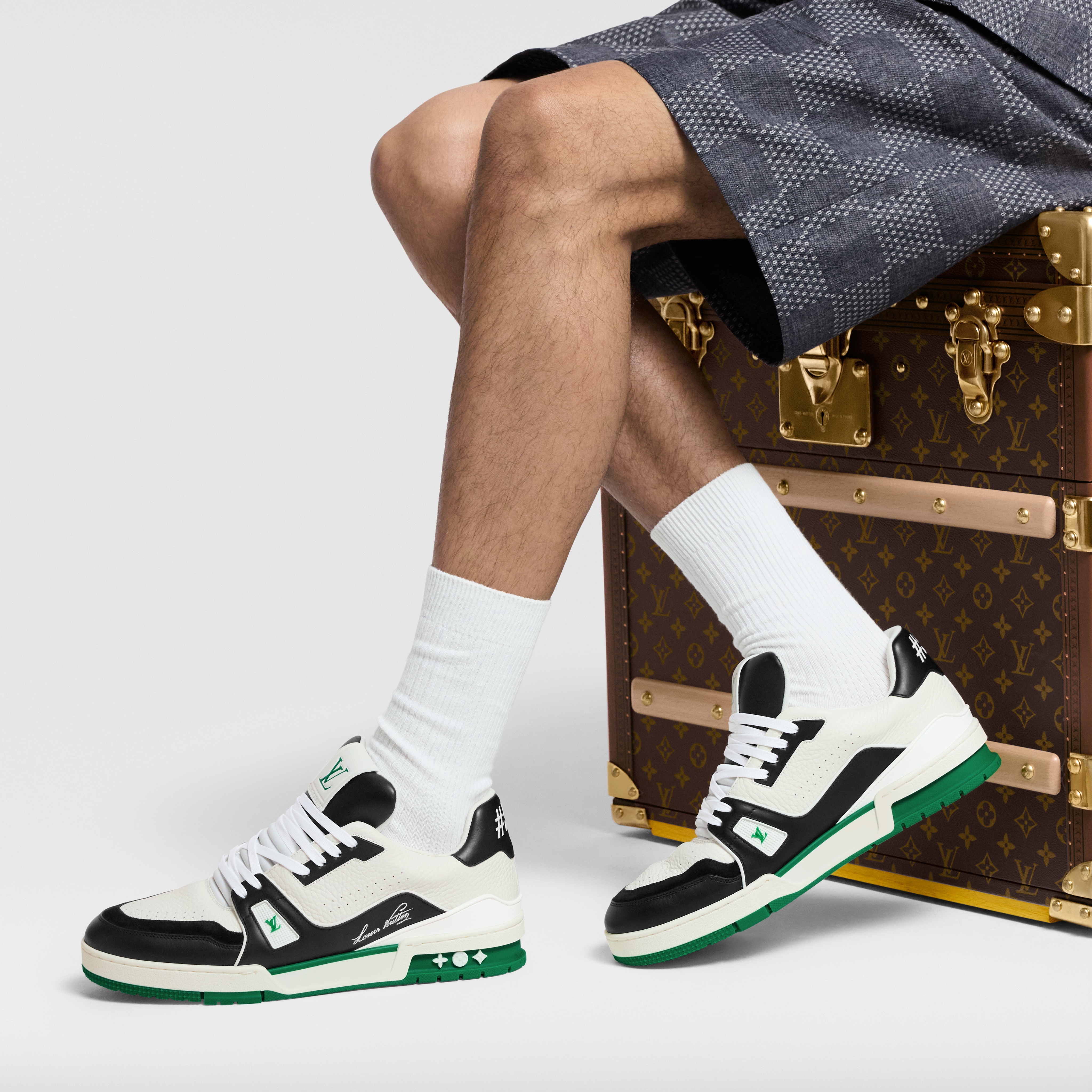  Zapatos Tenis Tenis LV Trainer | Louis Vuitton ® (Ampliar producto)