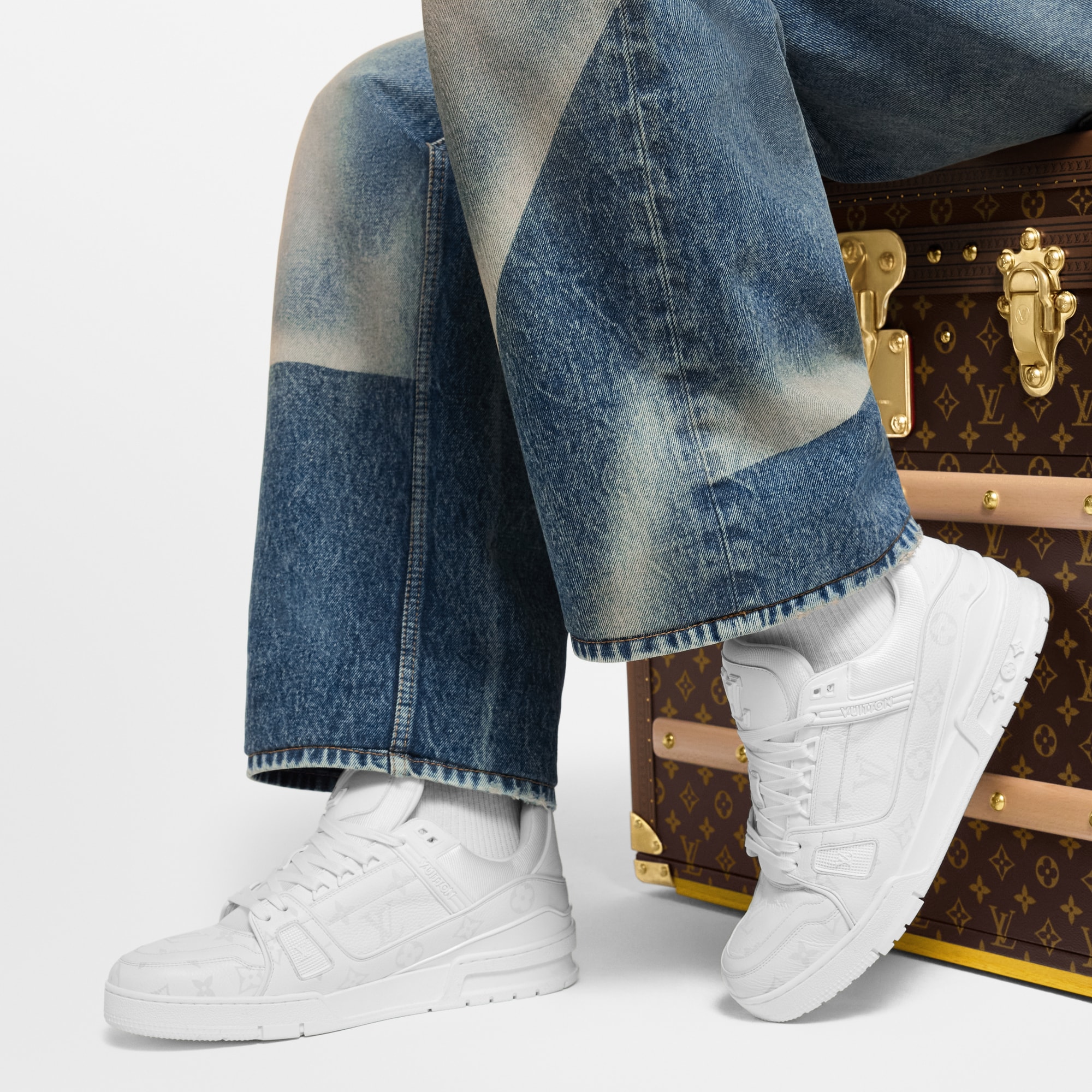  Zapatos Tenis Tenis LV Trainer | Louis Vuitton ® (Ampliar producto)