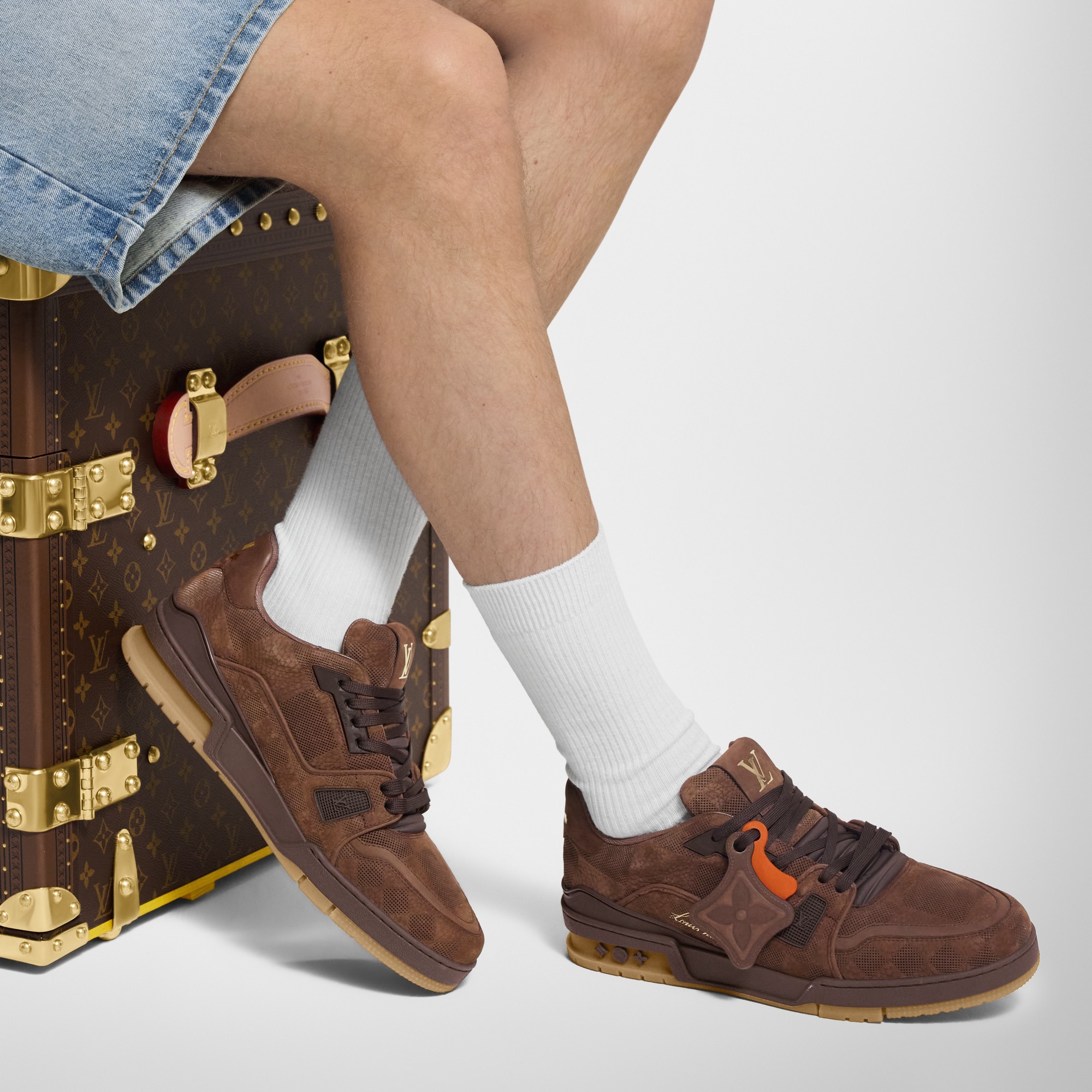  Zapatos Tenis Tenis LV Trainer | Louis Vuitton ® (Ampliar producto)