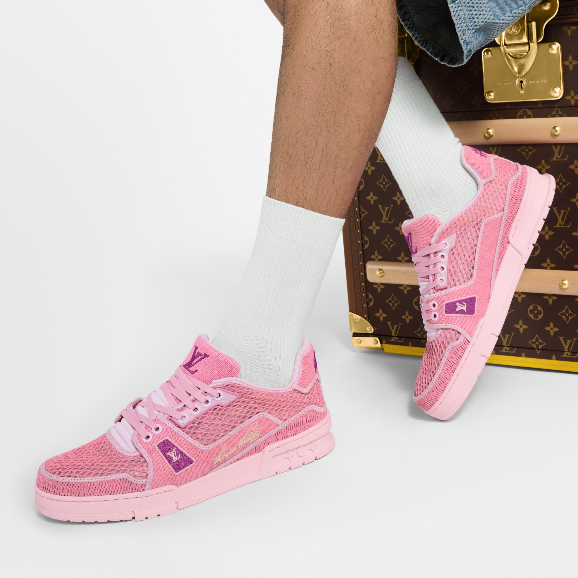  Zapatos Tenis Tenis LV Trainer | Louis Vuitton ® (Ampliar producto)