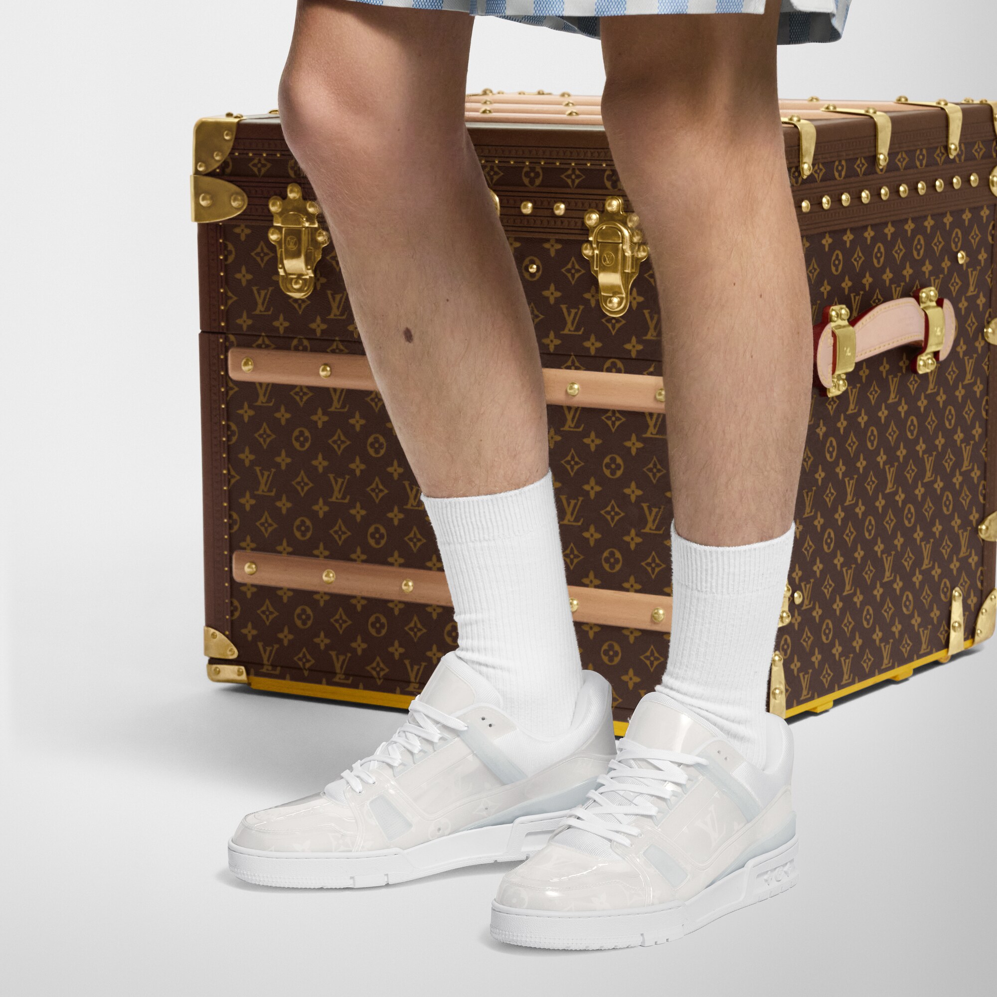  Zapatos Tenis Tenis LV Trainer | Louis Vuitton ® (Ampliar producto)