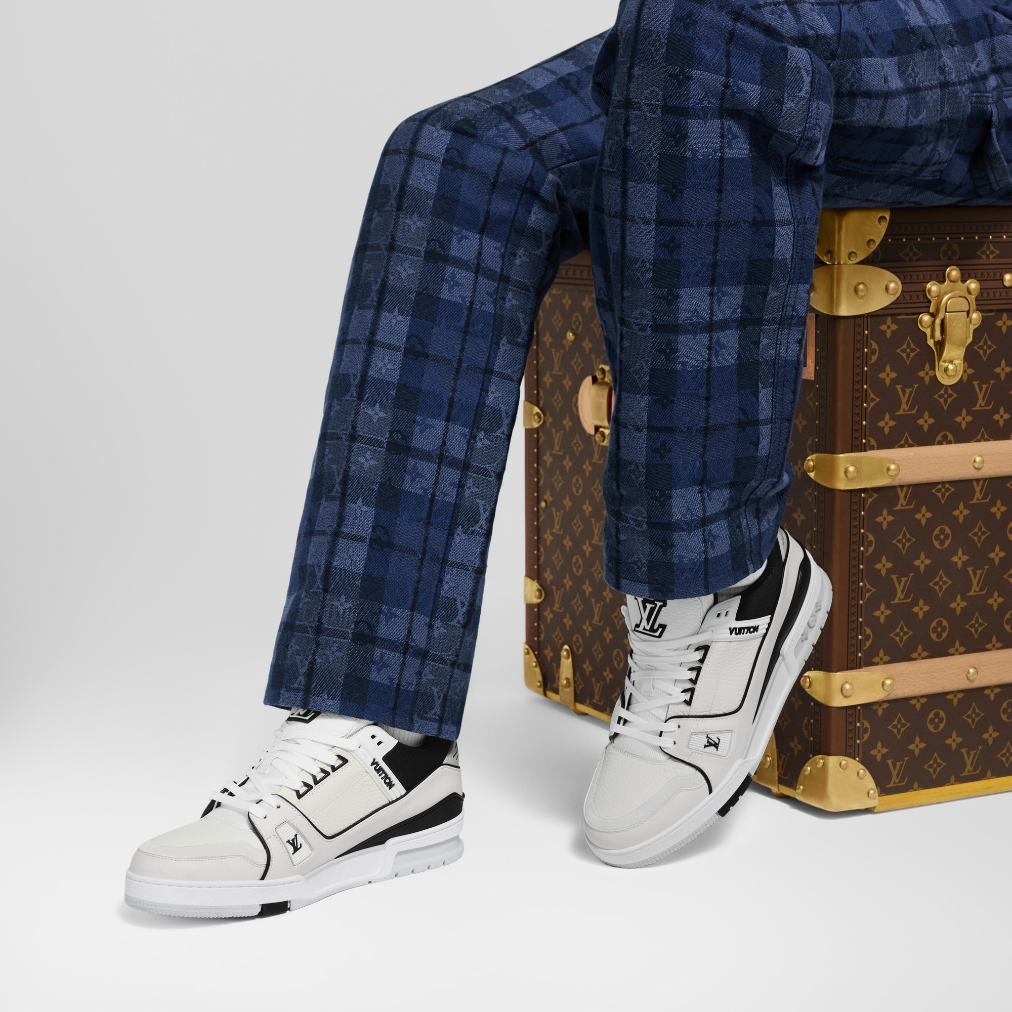  Zapatos Tenis Tenis LV Trainer | Louis Vuitton ® (Ampliar producto)