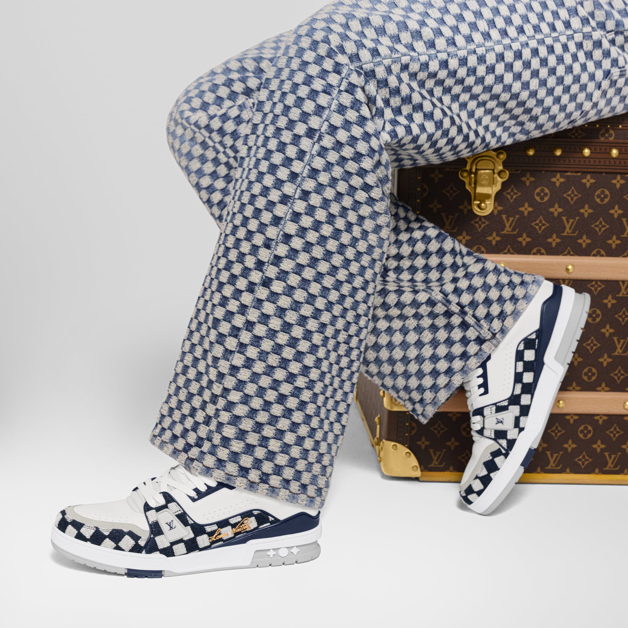  Zapatos Tenis Tenis LV Trainer | Louis Vuitton ® (Ampliar producto)