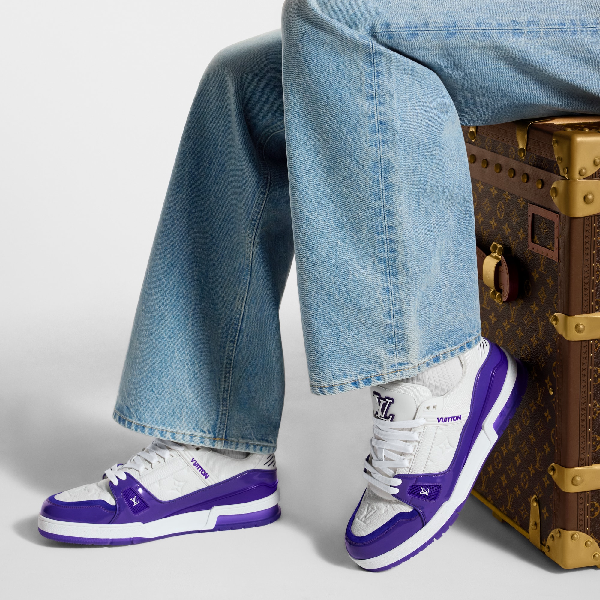  Zapatos Tenis Tenis LV Trainer | Louis Vuitton ® (Ampliar producto)