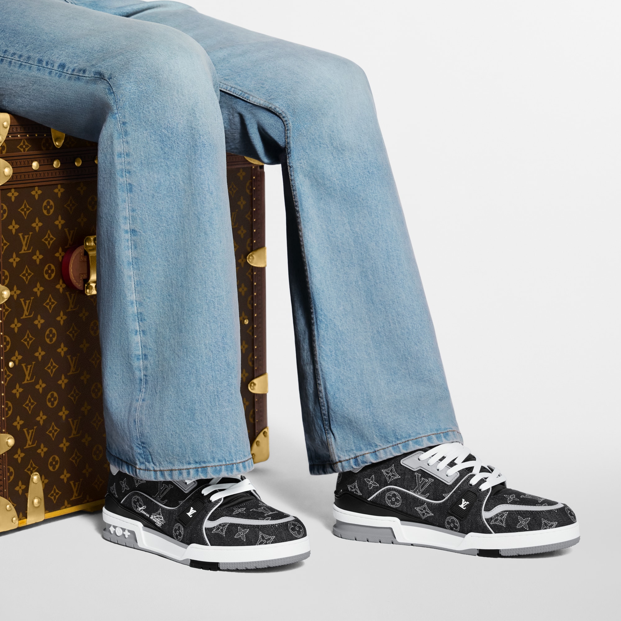  Zapatos Tenis Tenis LV Trainer | Louis Vuitton ® (Ampliar producto)