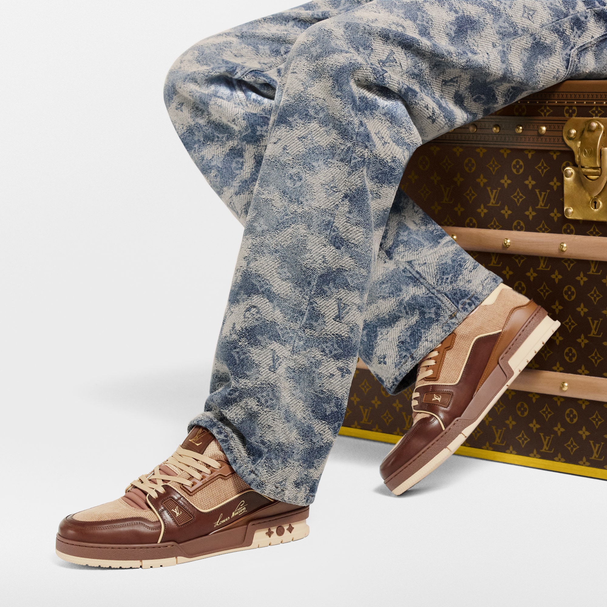  Zapatos Tenis Tenis LV Trainer | Louis Vuitton ® (Ampliar producto)