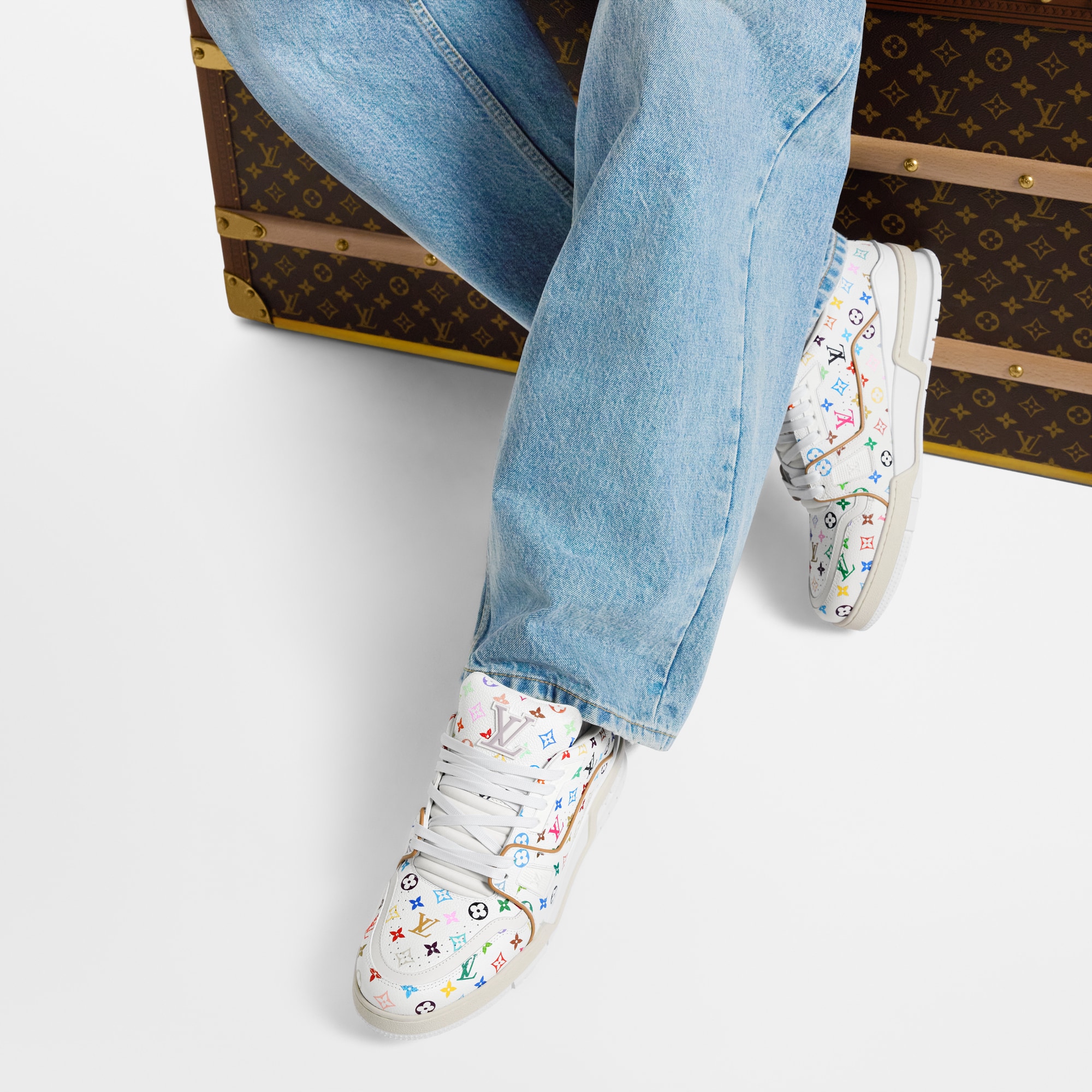  Zapatos Tenis Tenis LV x TM LV Trainer | Louis Vuitton ® (Ampliar producto)