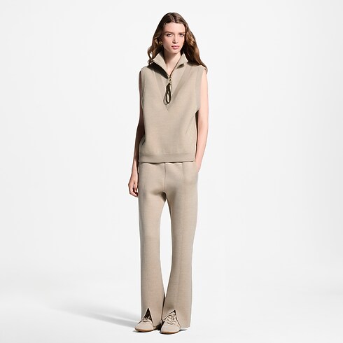 Novedades de Mujer } Top con medio cierre y detalle Monograma | Louis Vuitton ® (Ampliar producto)