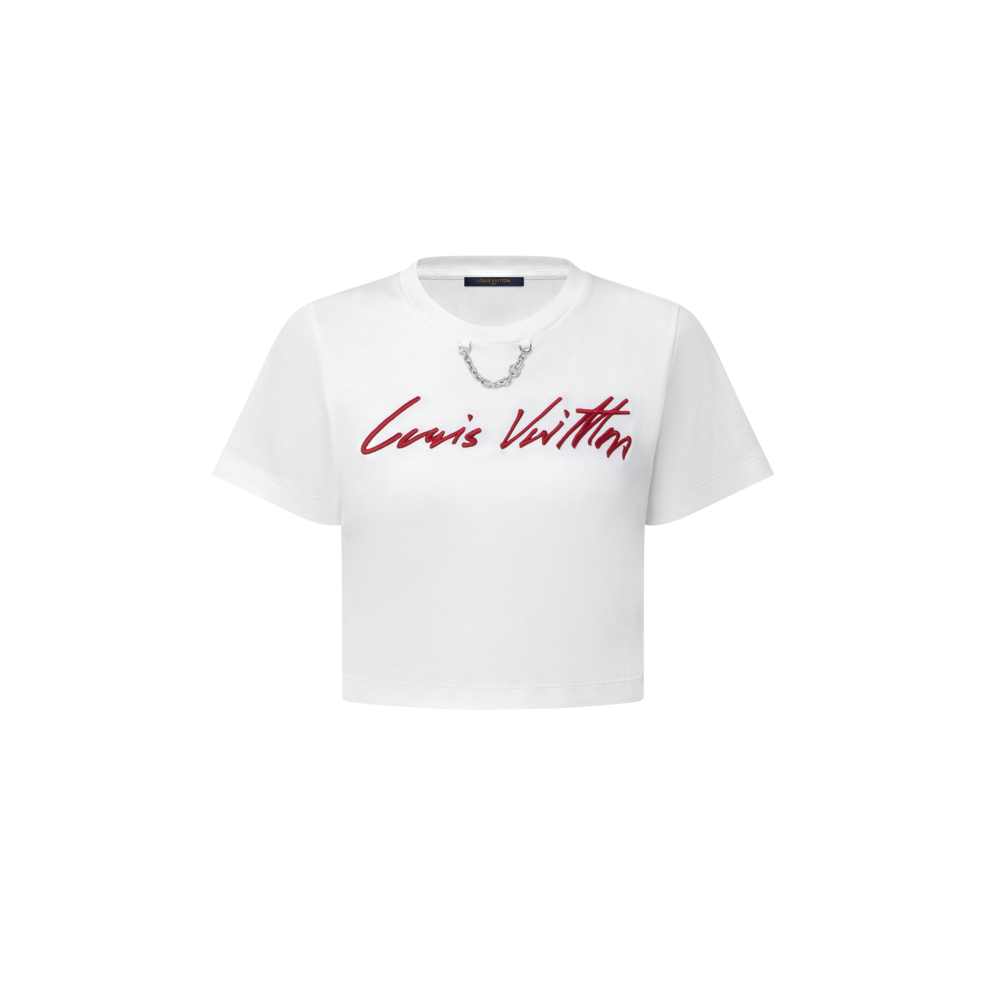  Ready to Wear Tops Top corto con distintivo en cursivas | Louis Vuitton ® (Ampliar producto)