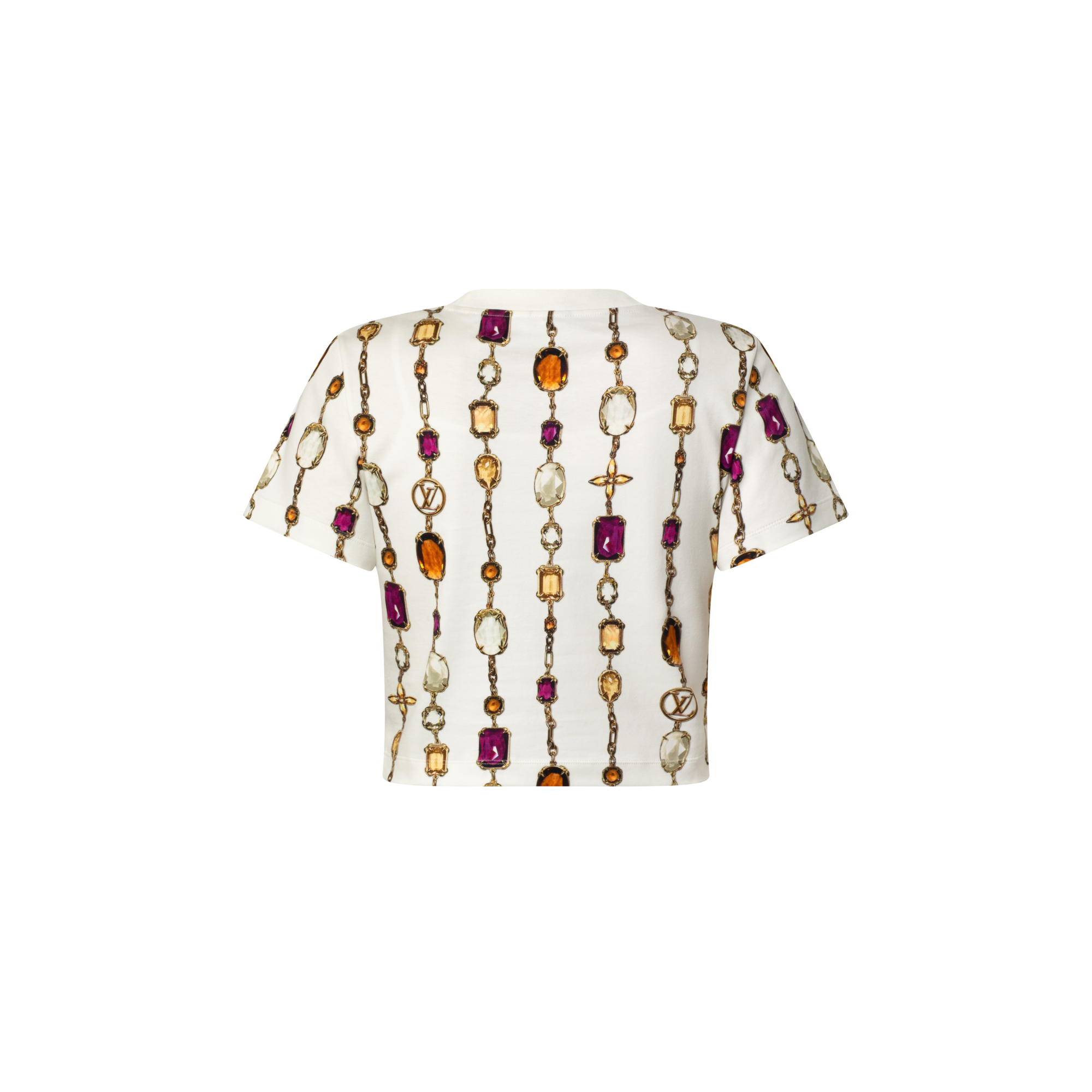  Ready to Wear Tops Top cropped con estampado de collar | Louis Vuitton ® (Ampliar producto)