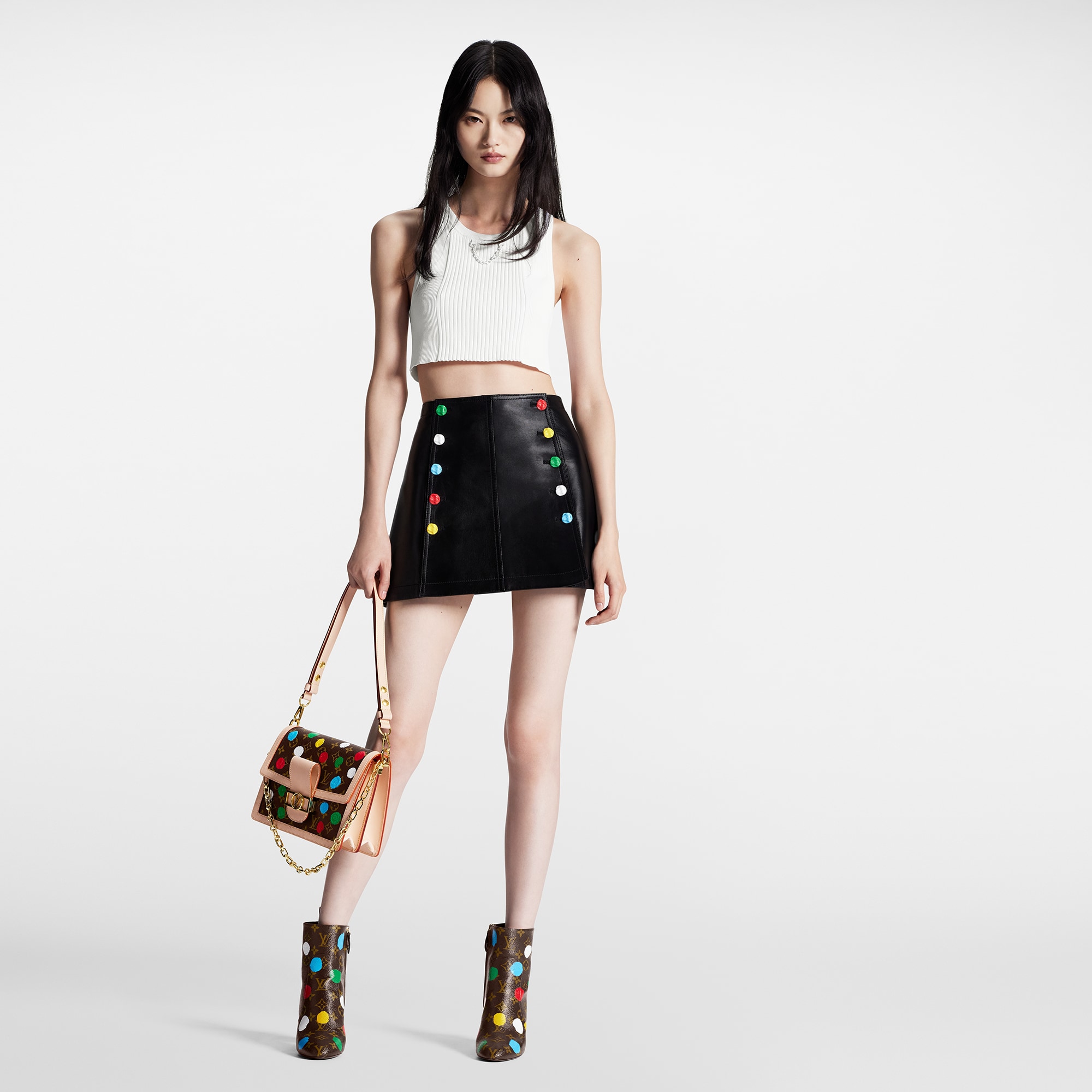  Ready to Wear Tops Top cropped en punto acanalado | Louis Vuitton ® (Ampliar producto)