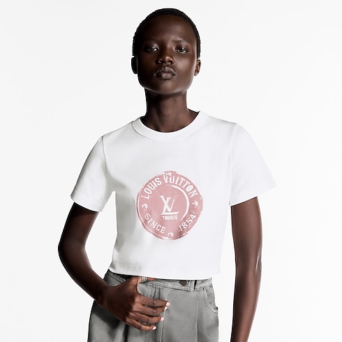 Ready to Wear Tops Top cropped LV Stamp | Louis Vuitton ® (Ampliar producto)
