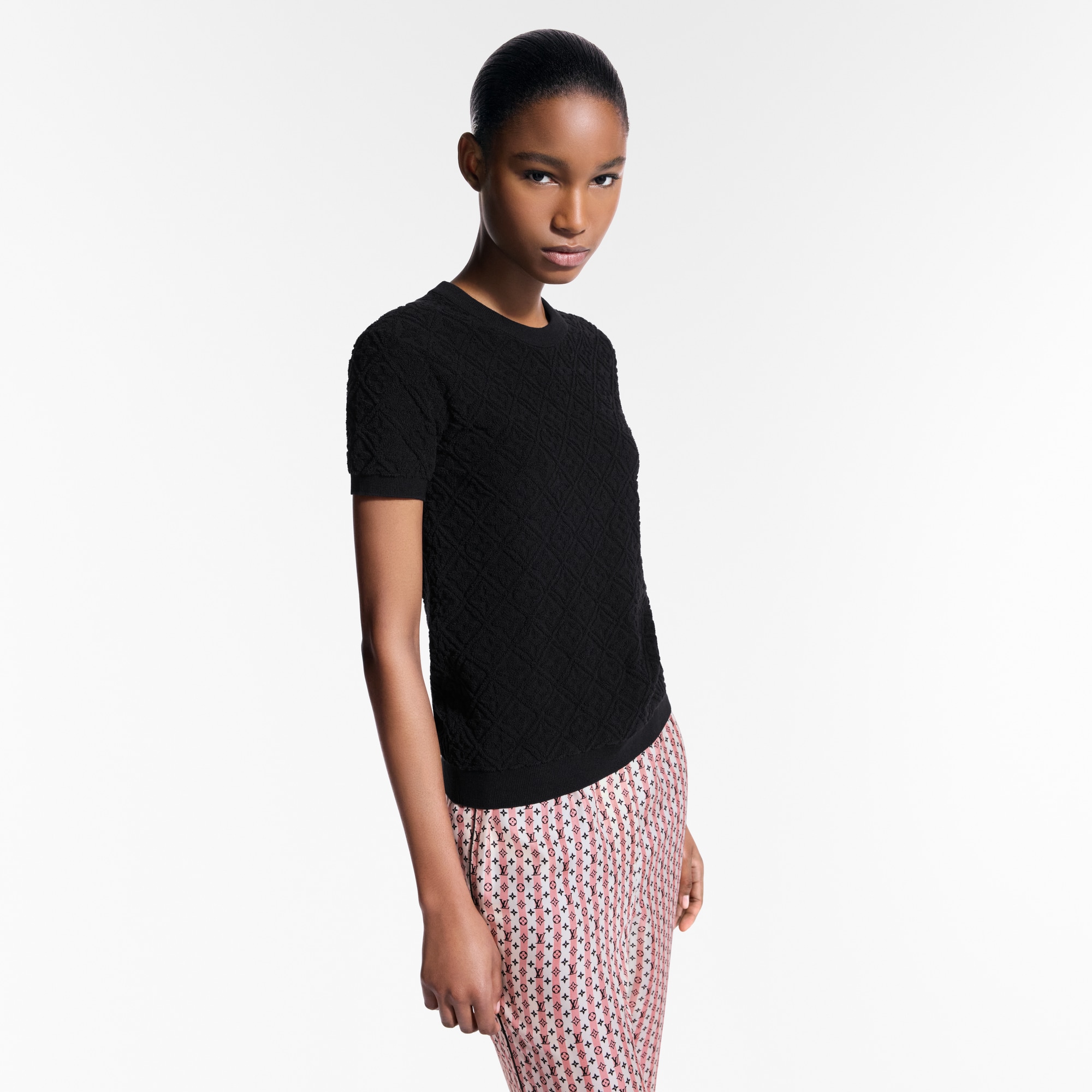  Ready to Wear Tops Top de felpa con flores Monograma | Louis Vuitton ® (Ampliar producto)