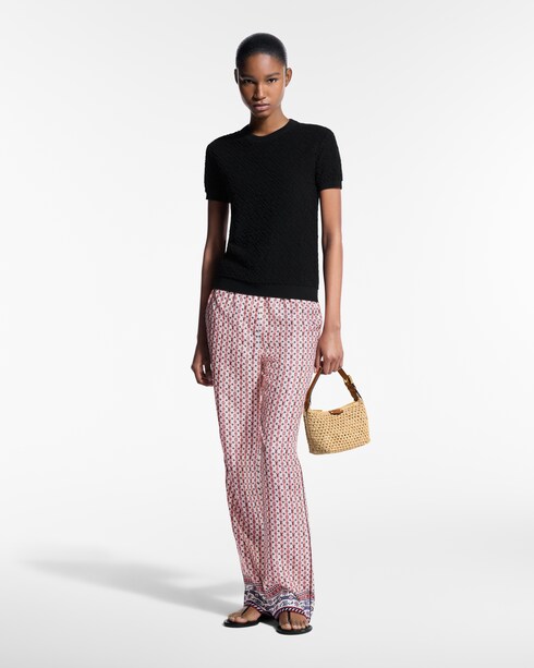 Ready-to-Wear Tops Top de felpa con flores Monograma | Louis Vuitton ®