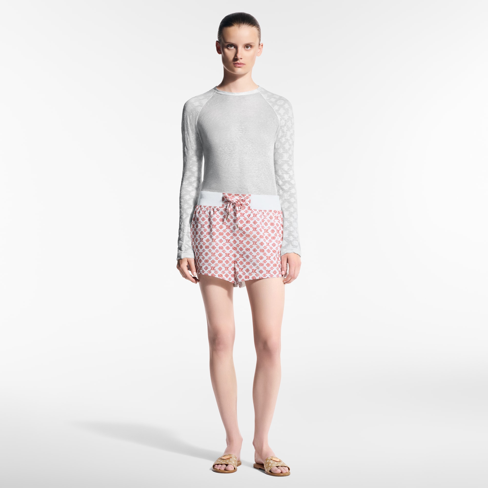  Ready to Wear Tops Top de manga larga con detalle Monograma | Louis Vuitton ® (Ampliar producto)