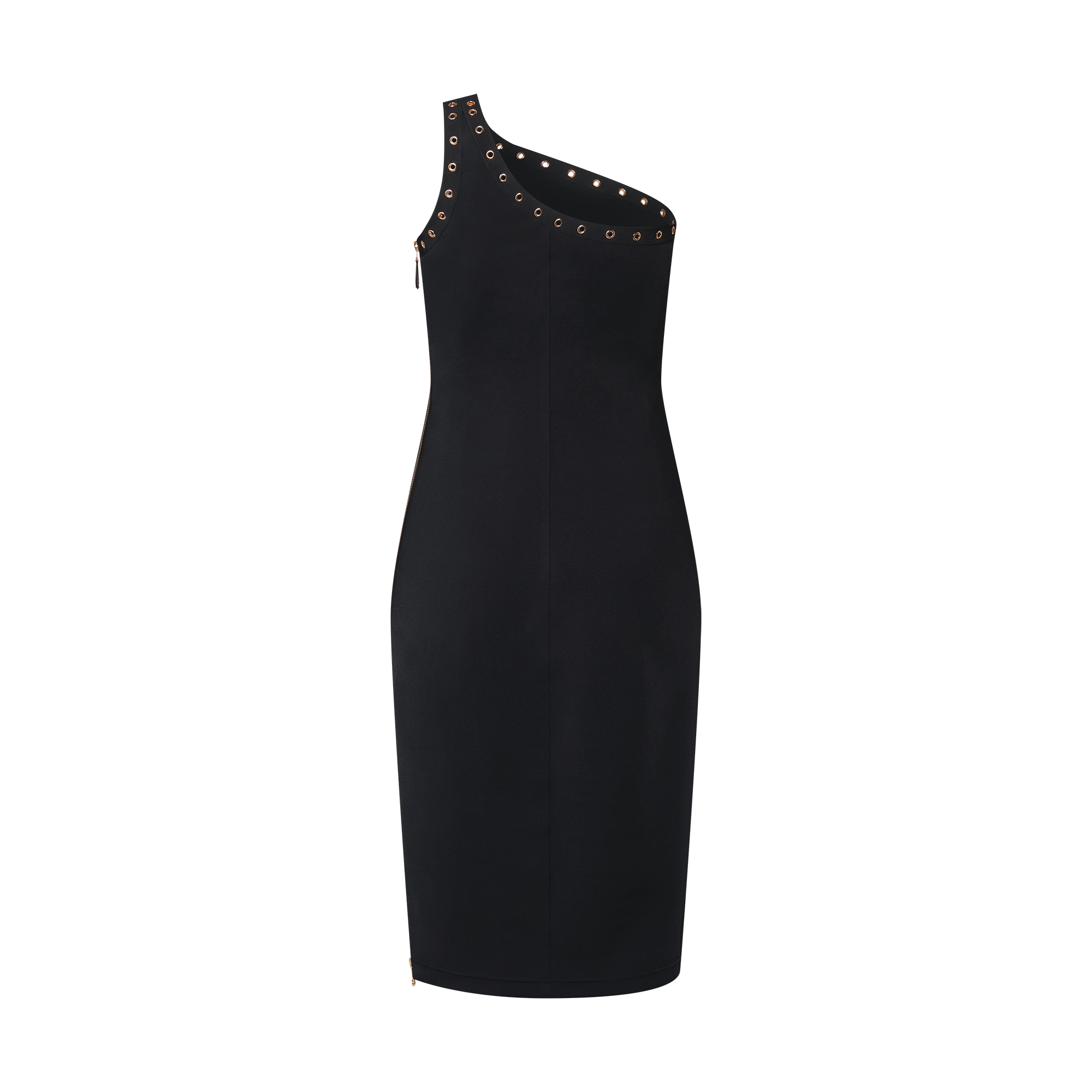  Discontinued Product Obs 4 Vestido asimétrico con ojales | Louis Vuitton ® (Ampliar producto)