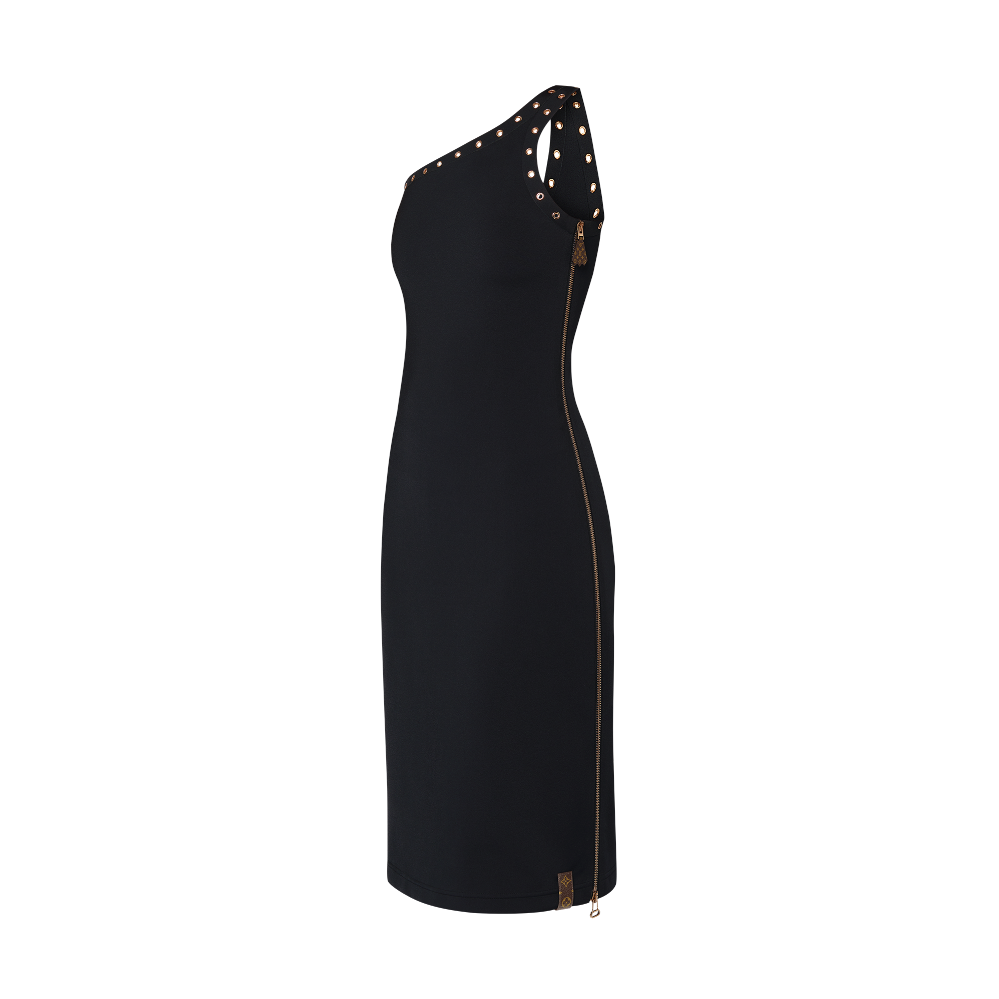  Discontinued Product Obs 4 Vestido asimétrico con ojales | Louis Vuitton ® (Ampliar producto)