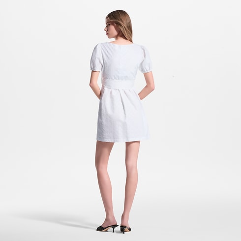 Ready-to-Wear Vestidos Vestido babydoll en fil coupé Monograma | Louis Vuitton ® (Ampliar producto)