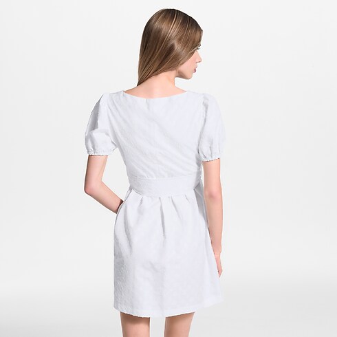 Ready-to-Wear Vestidos Vestido babydoll en fil coupé Monograma | Louis Vuitton ® (Ampliar producto)