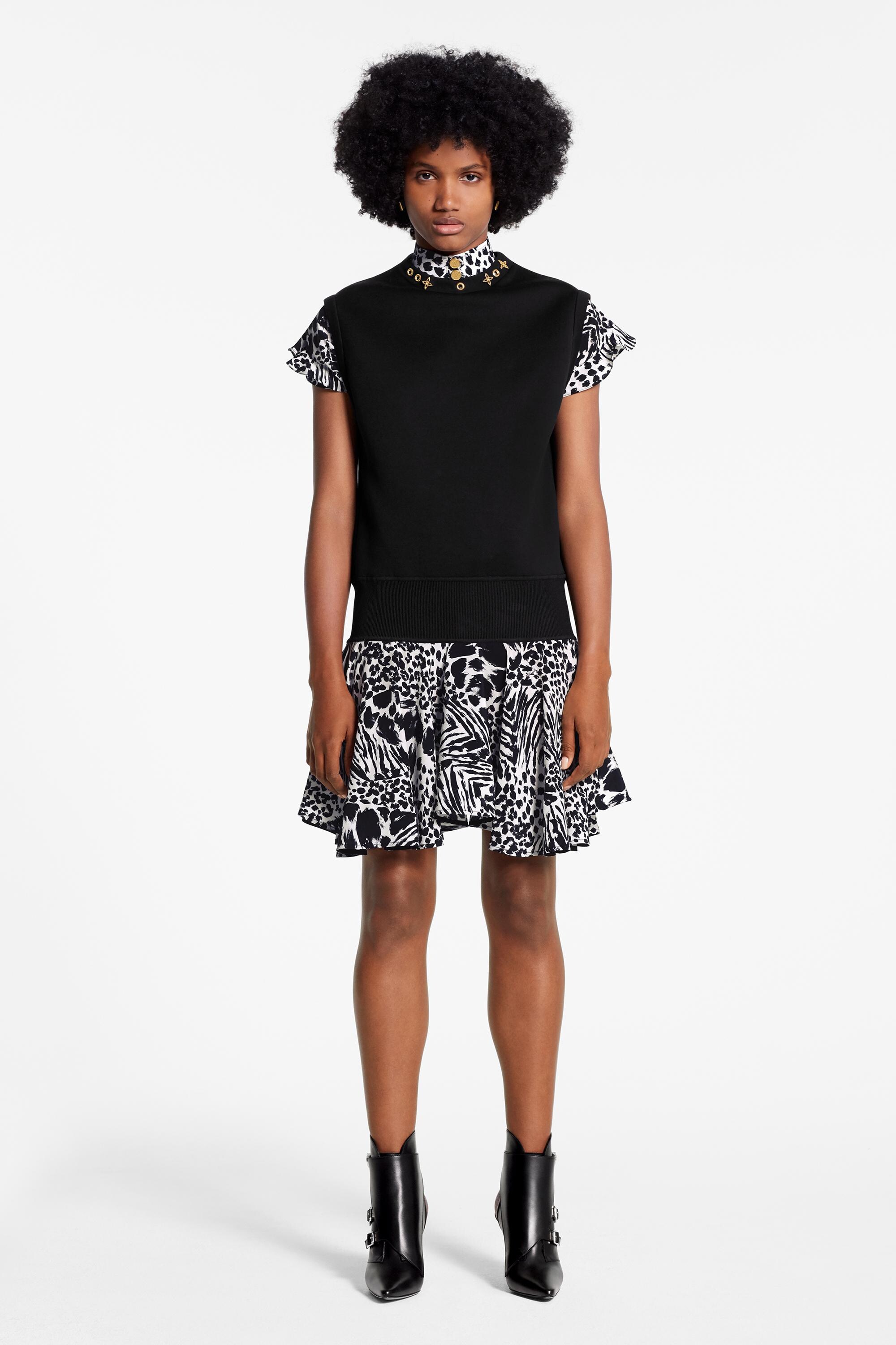  Discontinued Product Obs 1 Vestido bimateria sin mangas | Louis Vuitton ® (Ampliar producto)