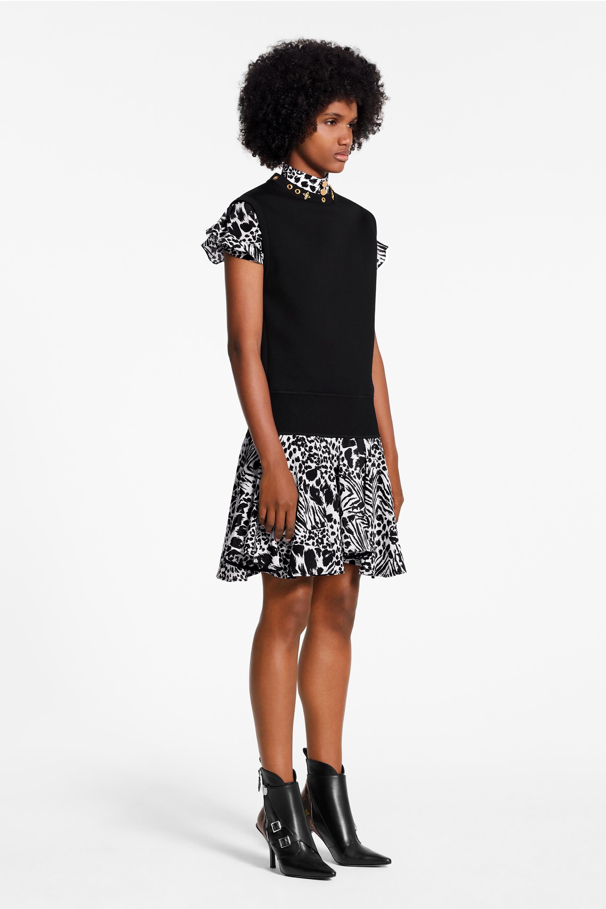  Discontinued Product Obs 1 Vestido bimateria sin mangas | Louis Vuitton ® (Ampliar producto)